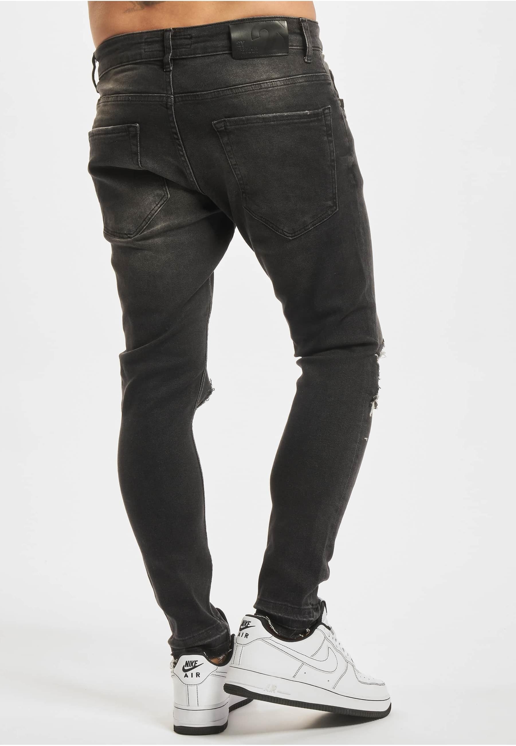 2Y Studios Bequeme Jeans »2Y Studios Herren 2Y Destroyed Skinny Cropped Denim«