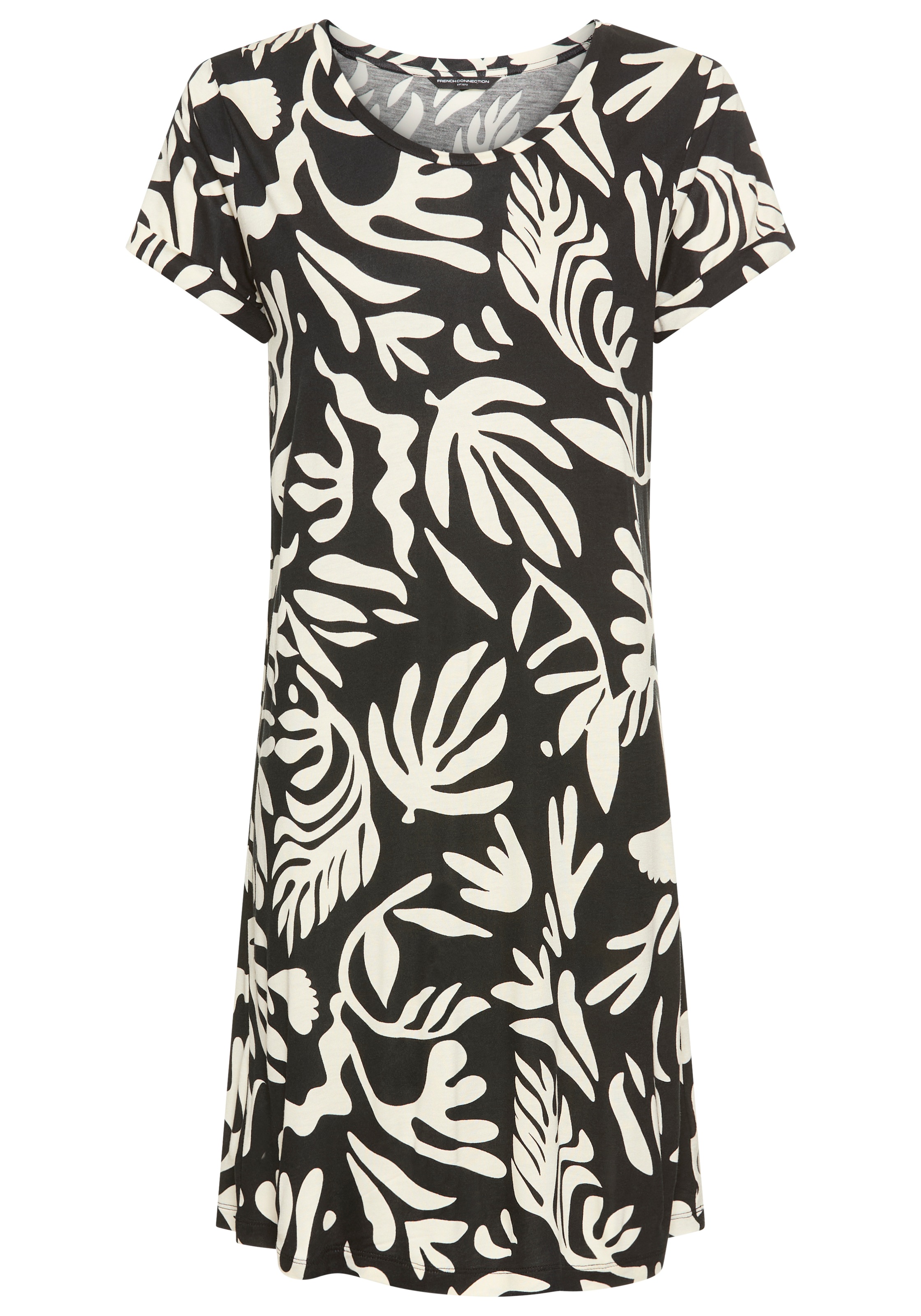 French Connection Nachthemd 1-teilig, im zeitlosen Schwarz-Weiß-Look günstig online kaufen