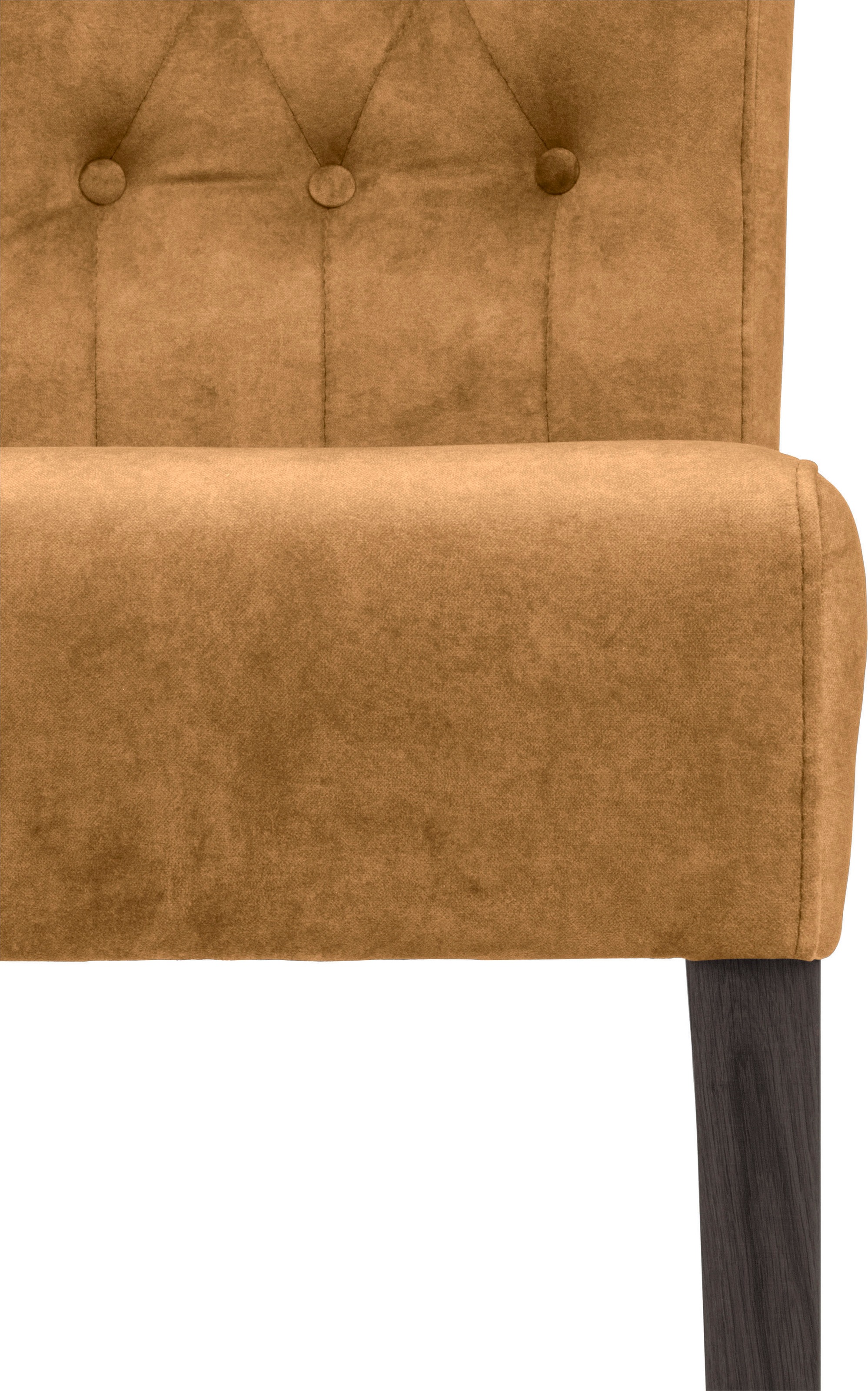 Home affaire Esszimmerstuhl »Queen BESTSELLER«, (Set), 2 St., Samtvelours, Polsterstuhl mit Knopfheftung, 2er, 4er oder 6er Set
