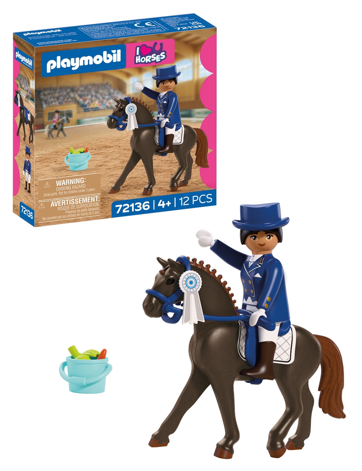 Playmobil® Konstruktions-Spielset »Dressurreiten (72136), I Love Horses« Made in Europe