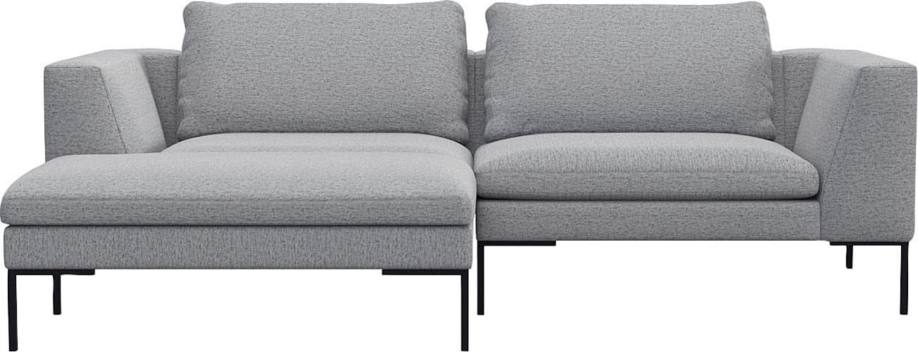 FLEXLUX Ecksofa "Loano, superbequemer Sitzkomfort durch Kaltschaum im Sitz, günstig online kaufen