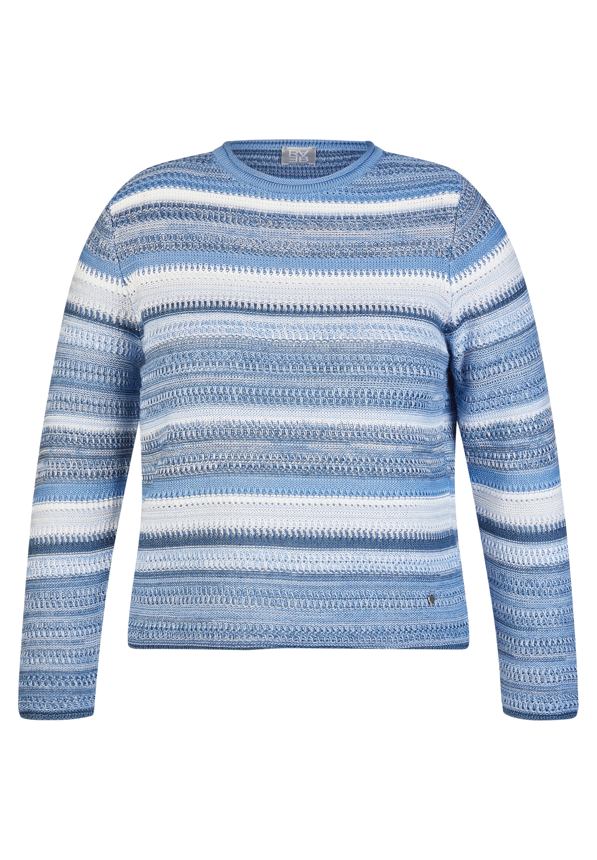 Rabe Strickpullover mit Streifen Muster