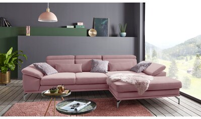 sit&more Ecksofa, inklusive Sitztiefenverstellung, wahlweise mit Kopf- und... kaufen sit&more Ecksofa, inklusive Sitztiefenverstellung, wahlweise mit Kopf- und... kaufen