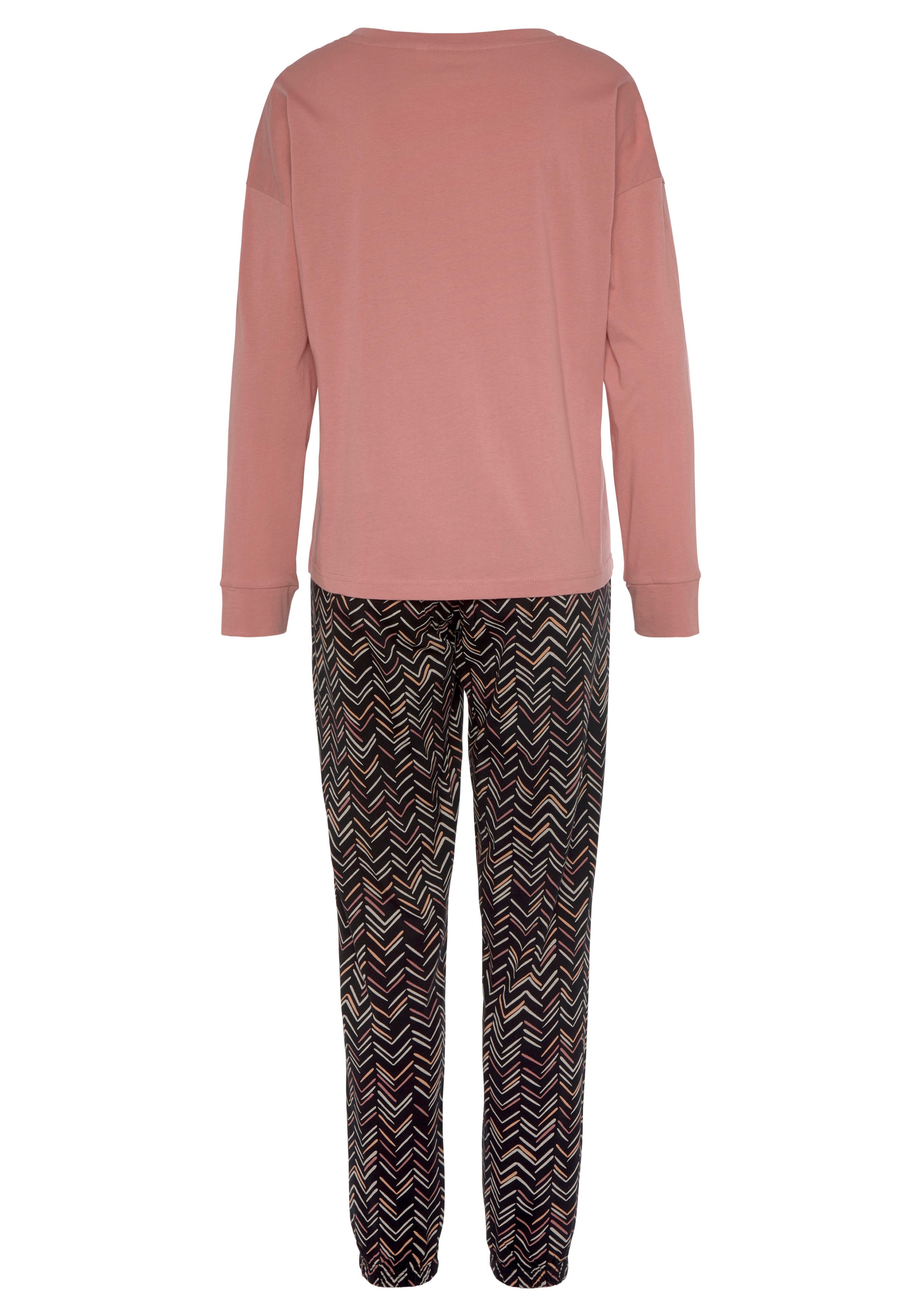 Thumbnail - Vivance Dreams Pyjama 2-teilig, 2 mit malerischem Fischgrat-Muster