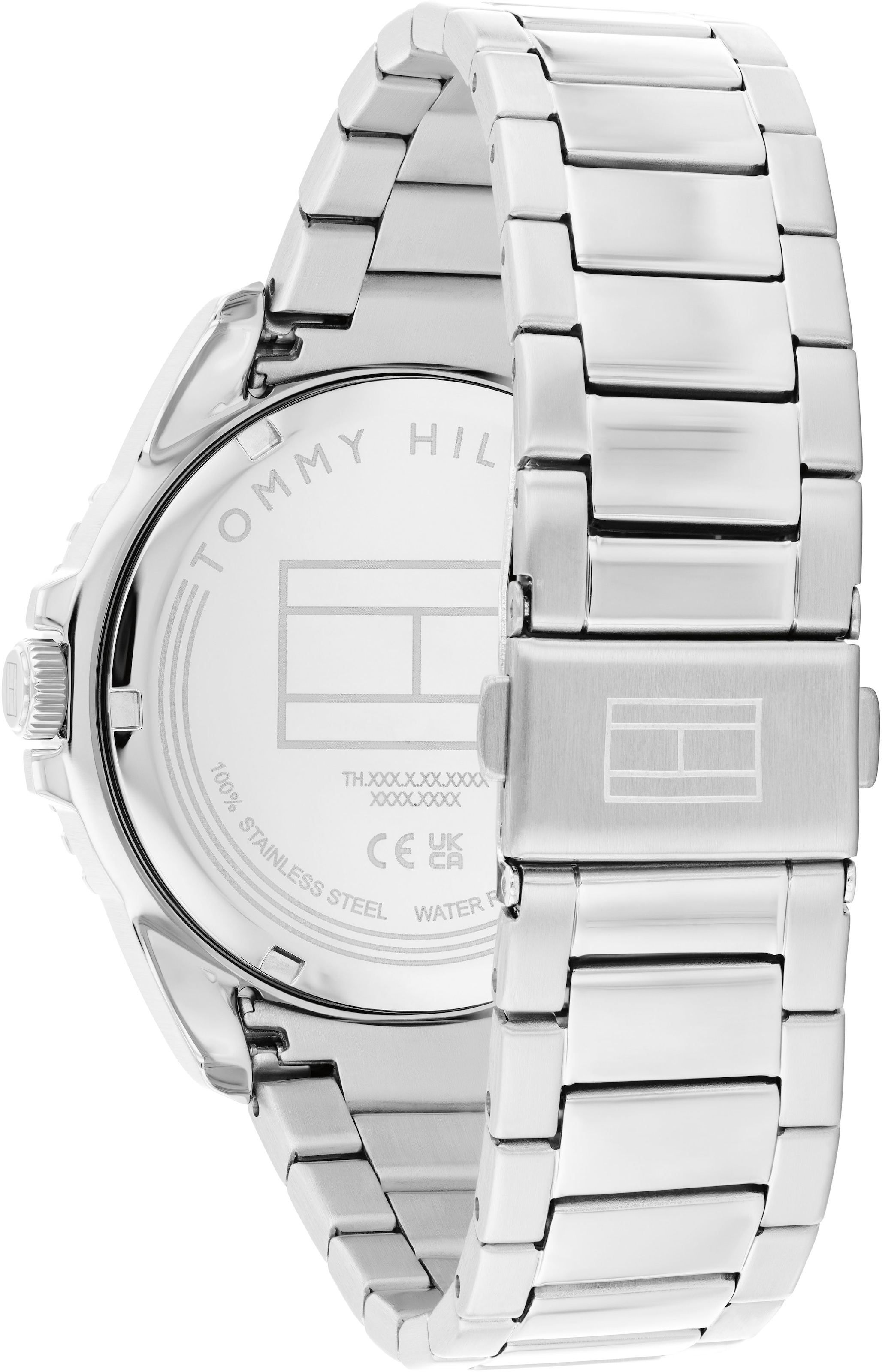 Tommy Hilfiger Quarzuhr »OCEANIC«, Armbanduhr, Herrenuhr, Edelstahlarmband, analog
