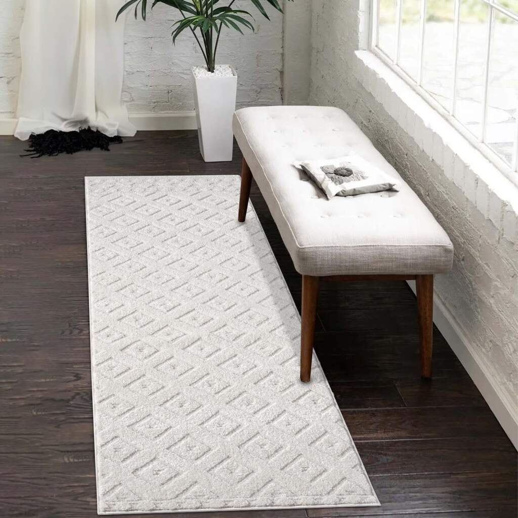 Carpet City Teppich "LOUNGE 9999" rechteckig 15 mm Höhe Kurzflor-Teppich Mo günstig online kaufen