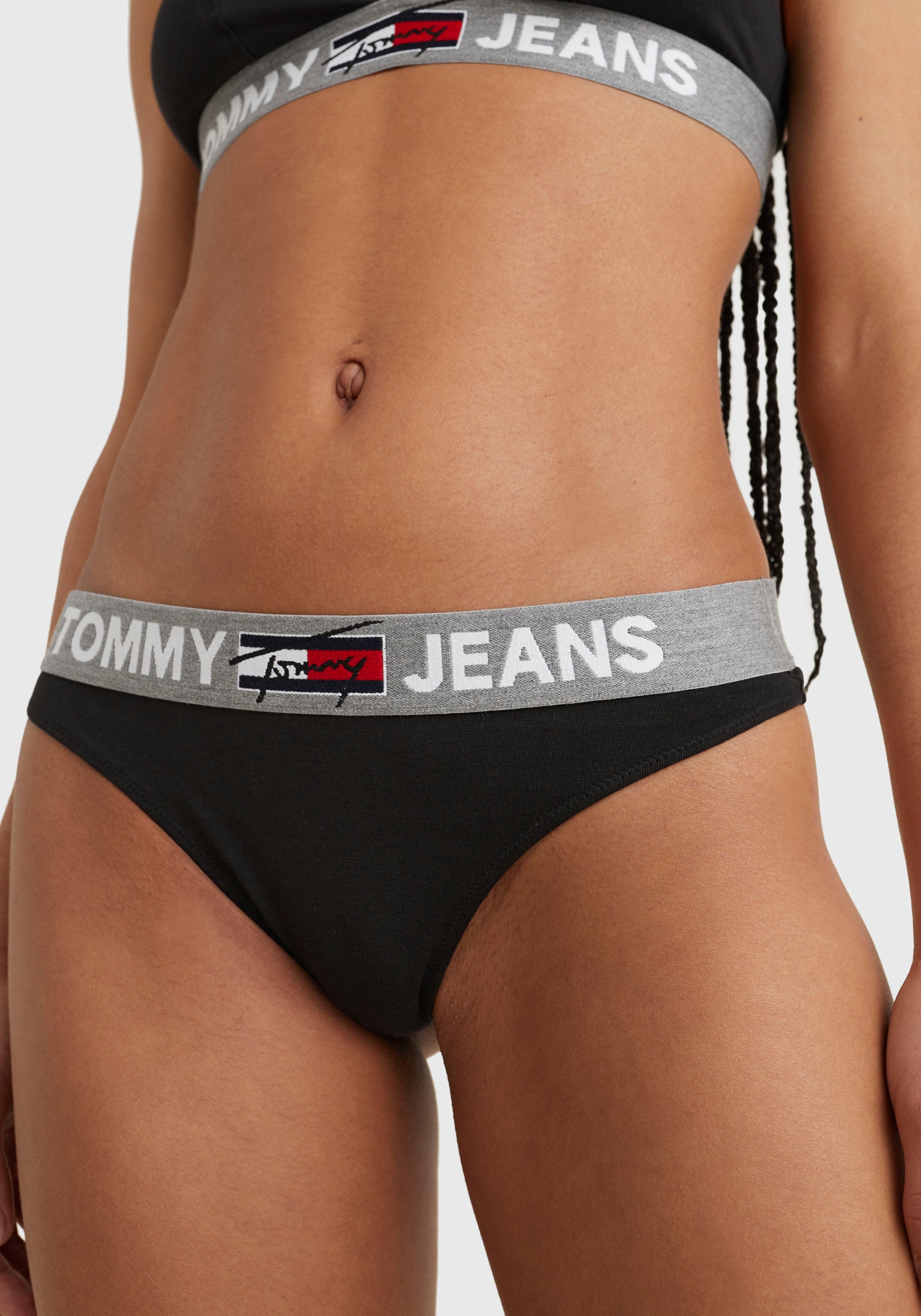Tommy BAUR T-String, | breitem Hilfiger Logobündchen Underwear mit