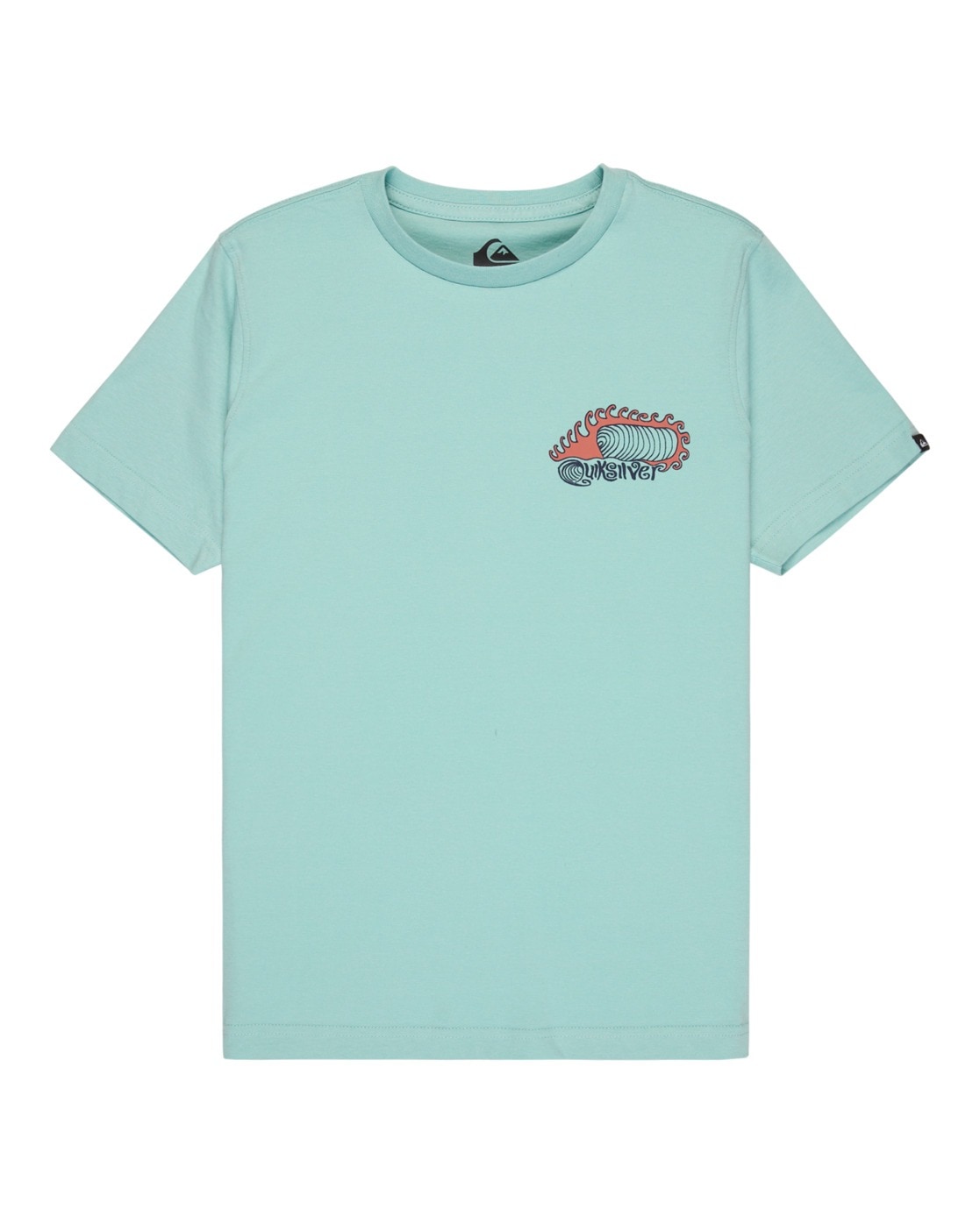 QUIKSILVER Jungen T-Shirt "Skeleton Ride"blau haze, Gr. 12, Obermaterial: 70% Walkfrottier, 30% Walkfrottier;, Shirts