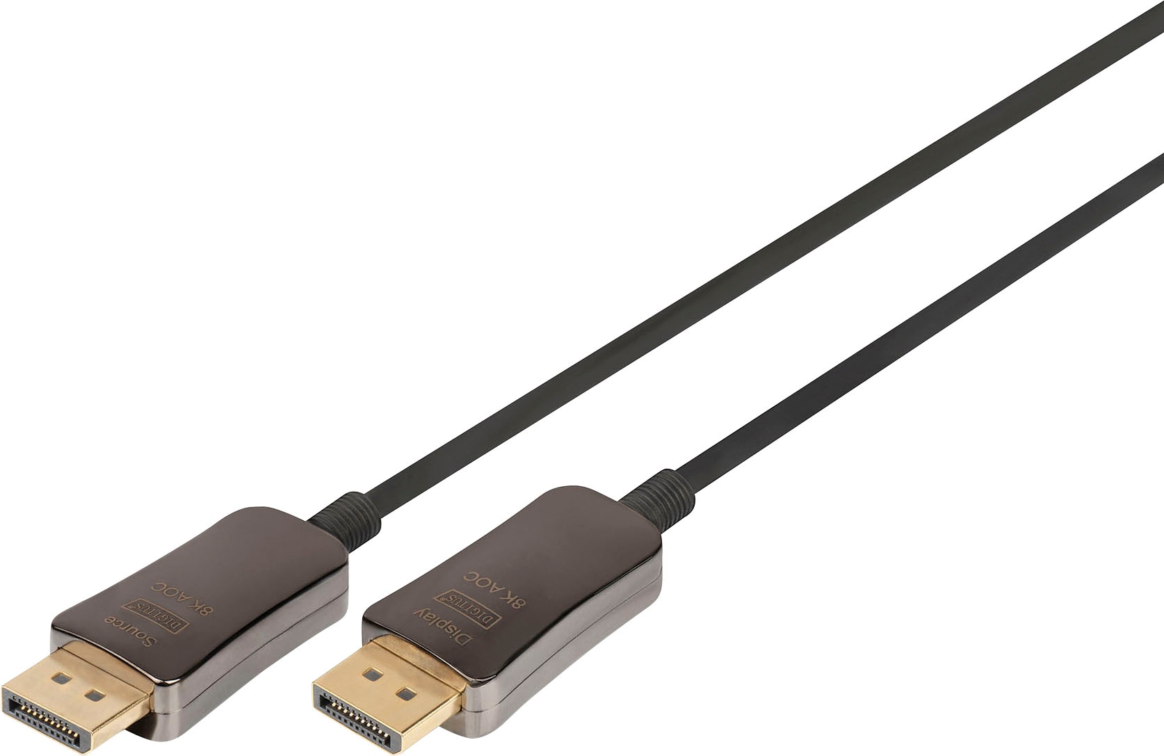 Digitus SAT-Kabel »DisplayPort™ AOC Hybrid Glasfaserkabel, UHD 8K«, DisplayPort, 1000 cm