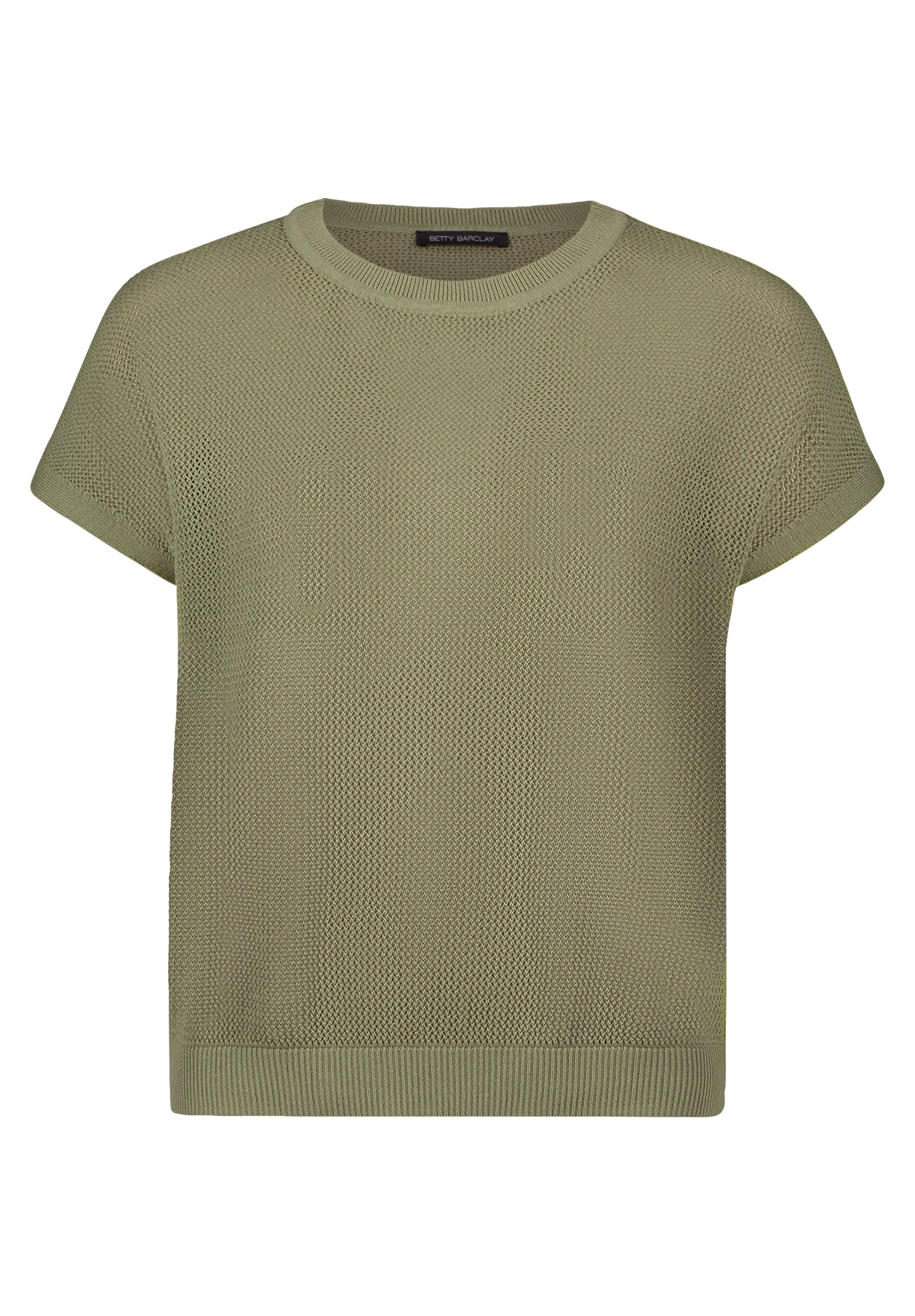 Betty Barclay Stricktop »Betty Barclay Lochstrick-Pullover ohne Arm«