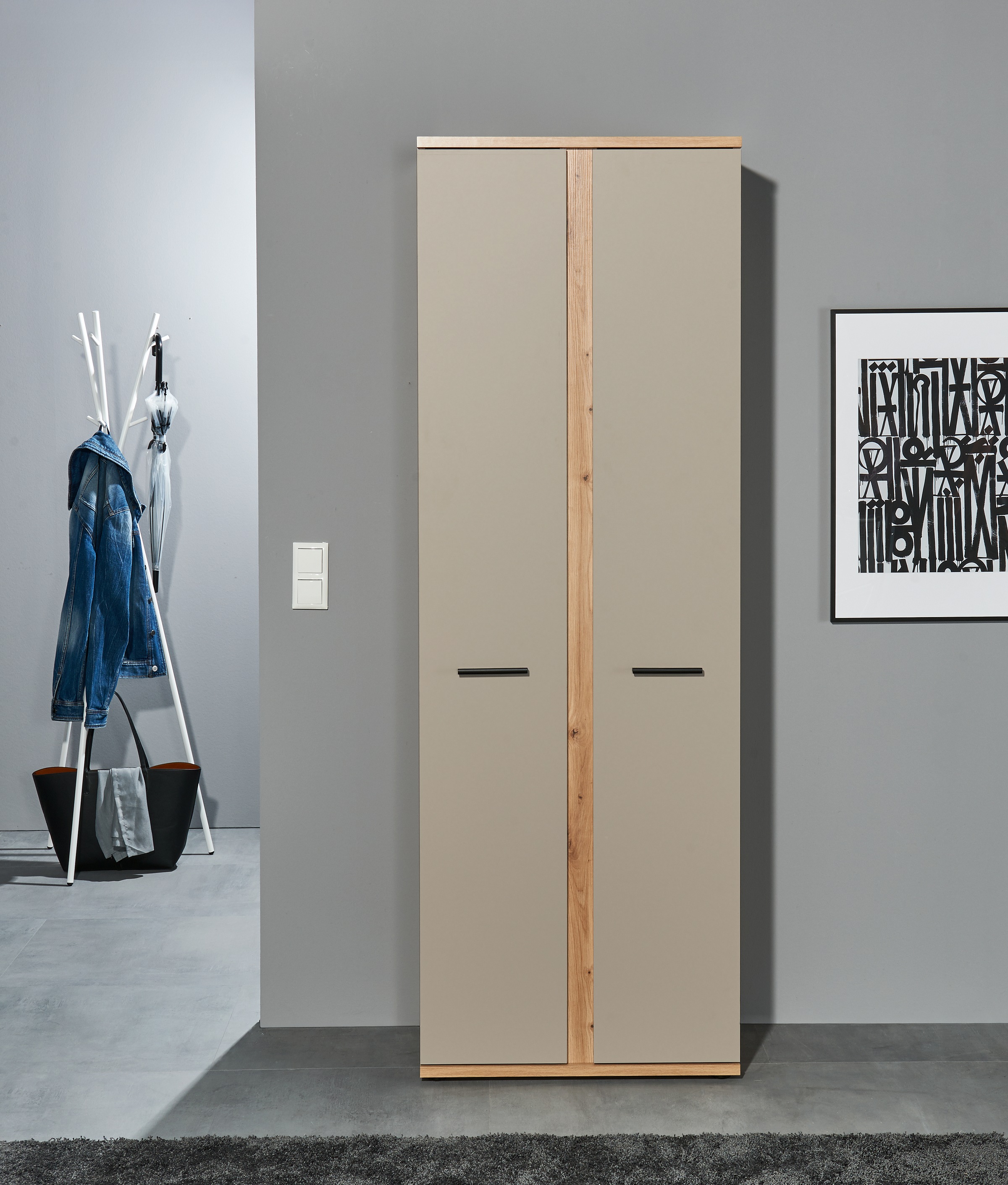 BEGA OFFICE Stauraumschrank "Kanada" 1 Stk. tlg. BxHxT: 68x200x38 cm, Softc günstig online kaufen