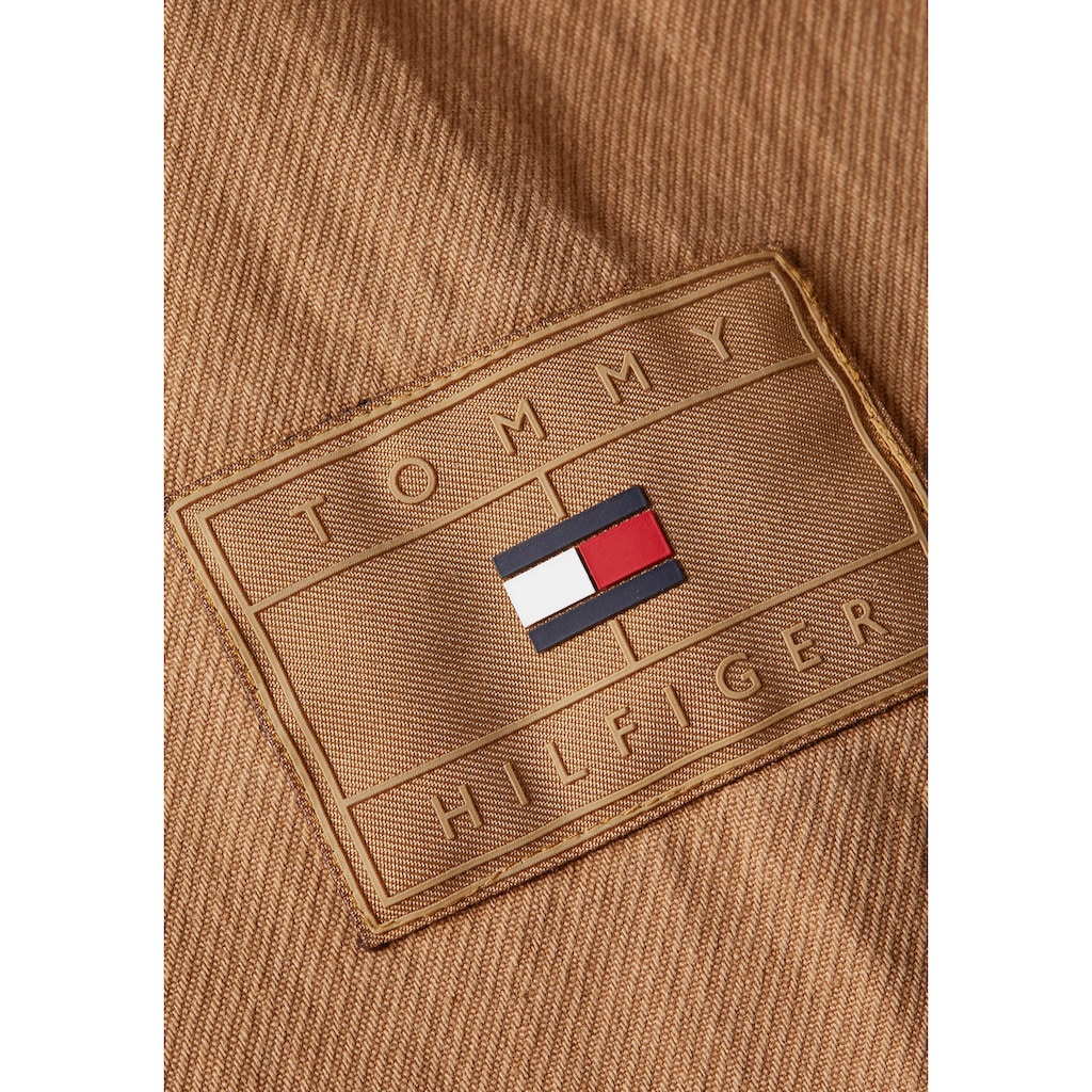 Tommy Hilfiger Outdoorhemd »TWILL SHIRT JACKET« (1 tlg.) mit Logo-Zipper &amp; Marken-Knöpfen MN10443