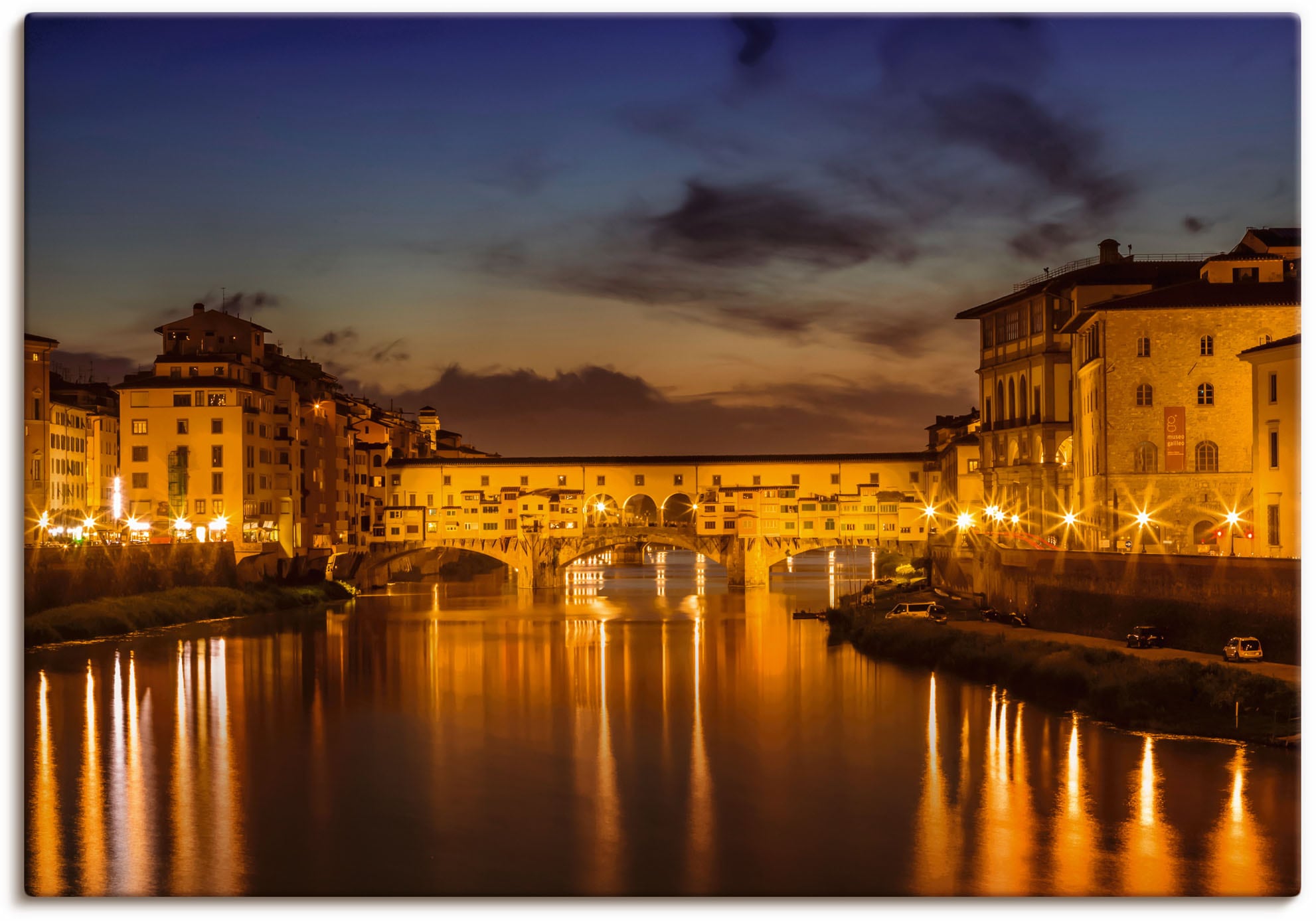 Artland Paveikslas »FLORENZ Ponte Vecchio ant ...