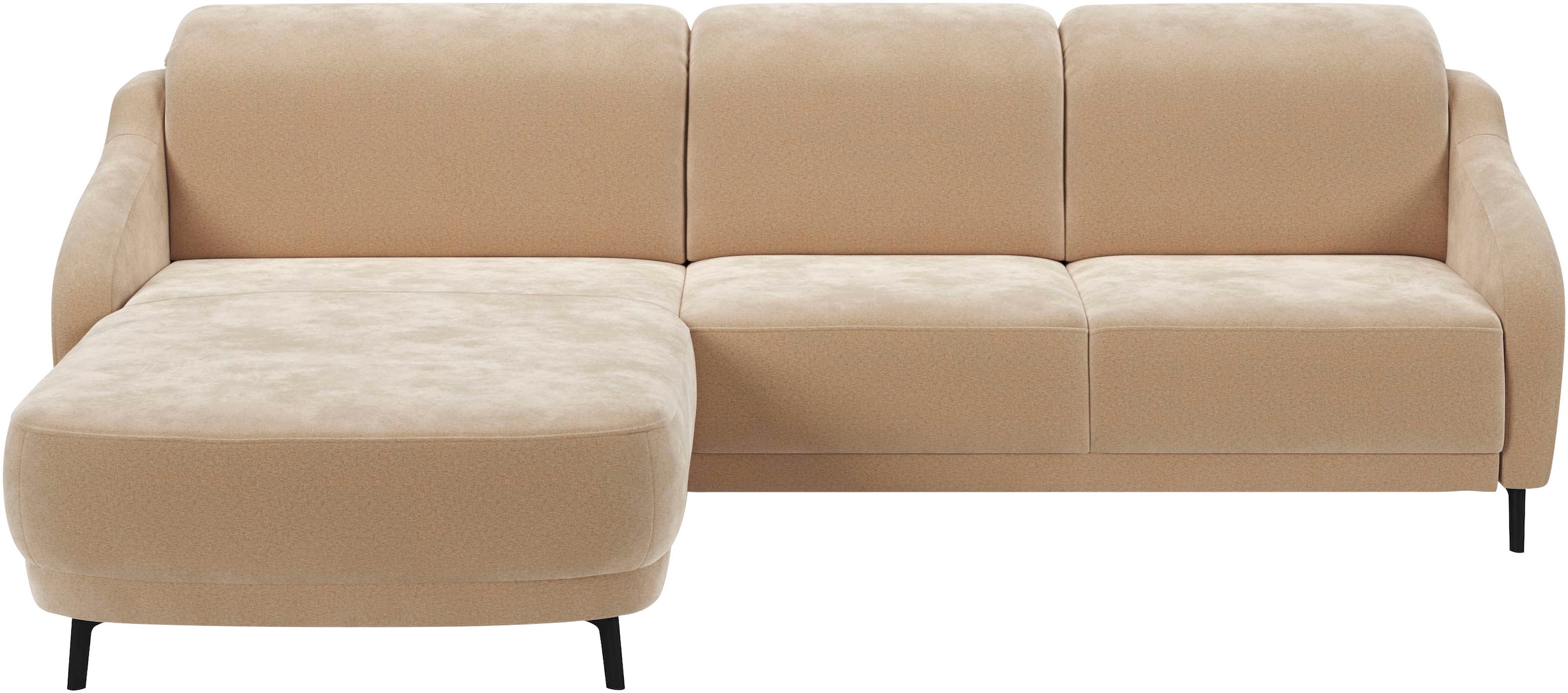 sit&more Ecksofa »Blues L-Form« wahlweise mit Klapptisch und USB