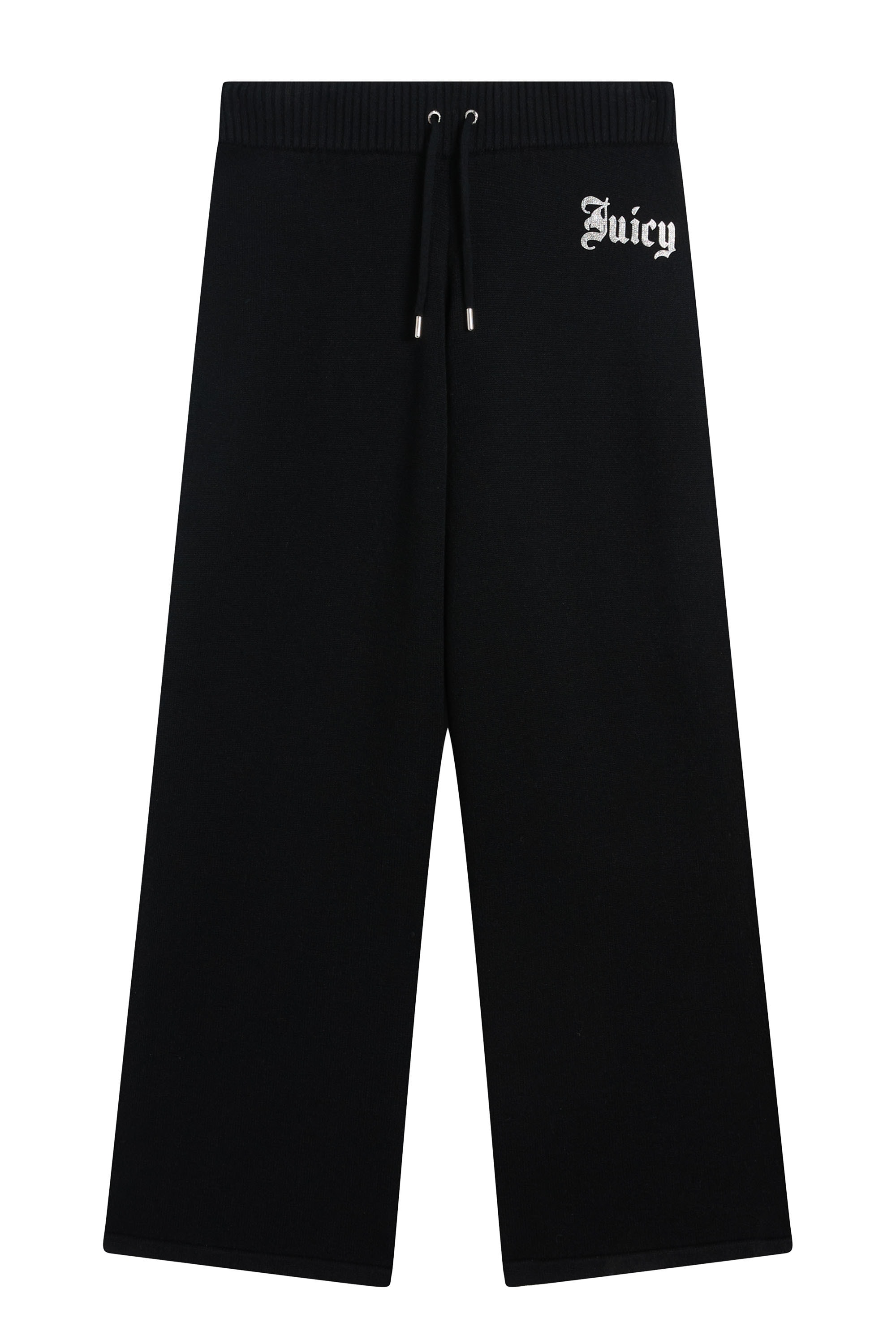 Juicy Couture 1100000002199 "KNIT TRACKPANT WITH DIAMANTE LOGO Damen" Trainingshose Damen, Sweathose, Strick, Jogginghose mit Glitzer, Sale