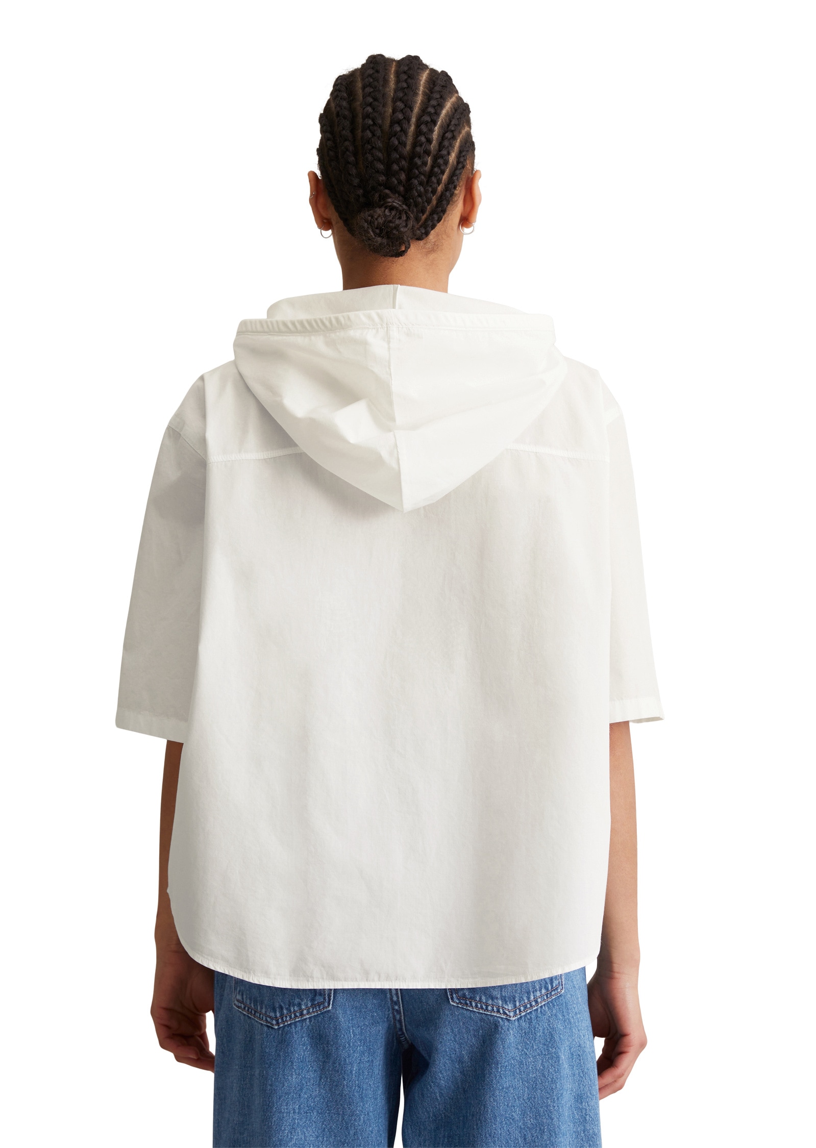Marc O'Polo DENIM Kurzarmbluse »aus Organic Cotton«