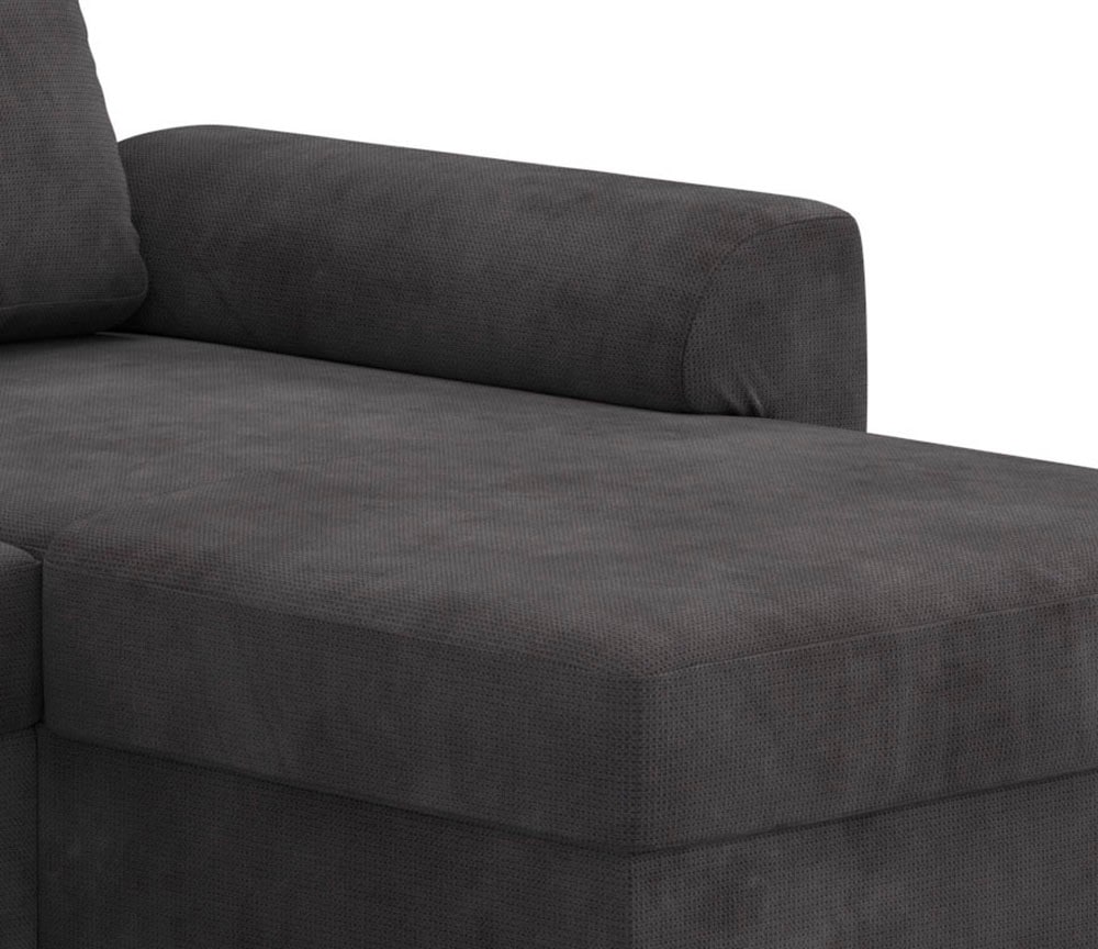 COTTA Ecksofa »Drift L-Form« optional auch mit Schlaffunktion, Wellenunterfederung