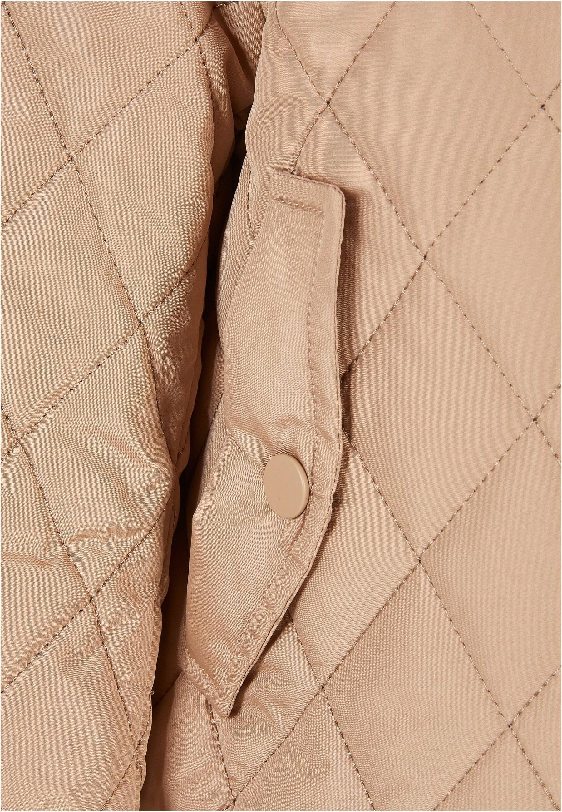 URBAN CLASSICS Allwetterjacke »Urban Classics Damen Girls Diamond Quilt Nylon Jacket«, (1 St.), ohne Kapuze