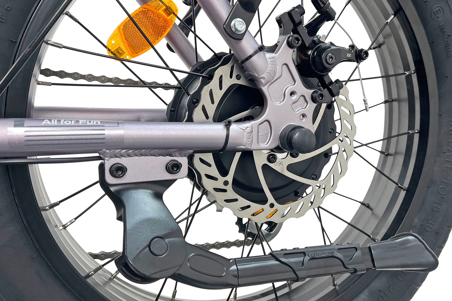 LLobe »Elektro Faltrad 20" Terrain grau« 7 Gang Shimano Tourney Schaltwerk Kettenschaltung Heckmotor 250 W