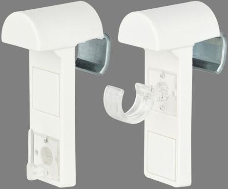 Good Life Klemmhalter für Gardinenstangen "Leva" für Bistro- und Vitragen-S günstig online kaufen