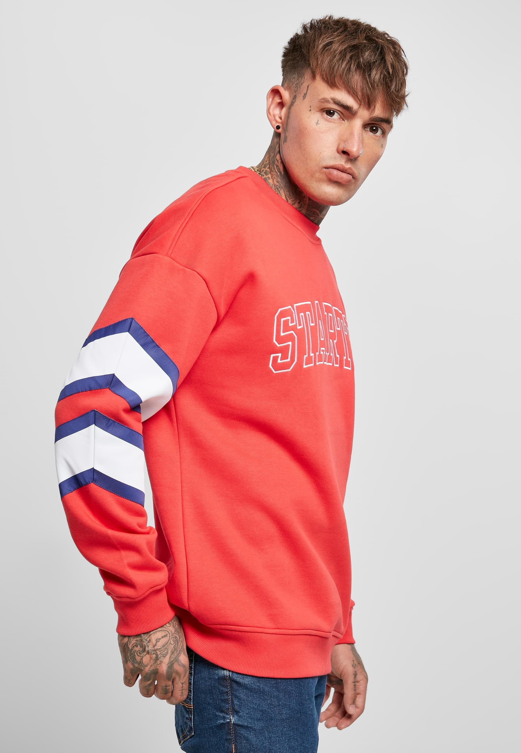 Starter Black Label Rundhalspullover »Starter Black Label Herren Starter Team Front Crew« 1 Stk. tlg.