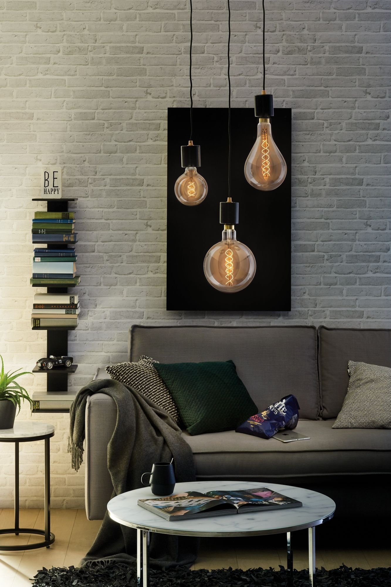 Paulmann LED-Leuchtmittel »BigGlobe 400lm 1800K gold 7W doppel spiral 230V Filament«, 1 St.