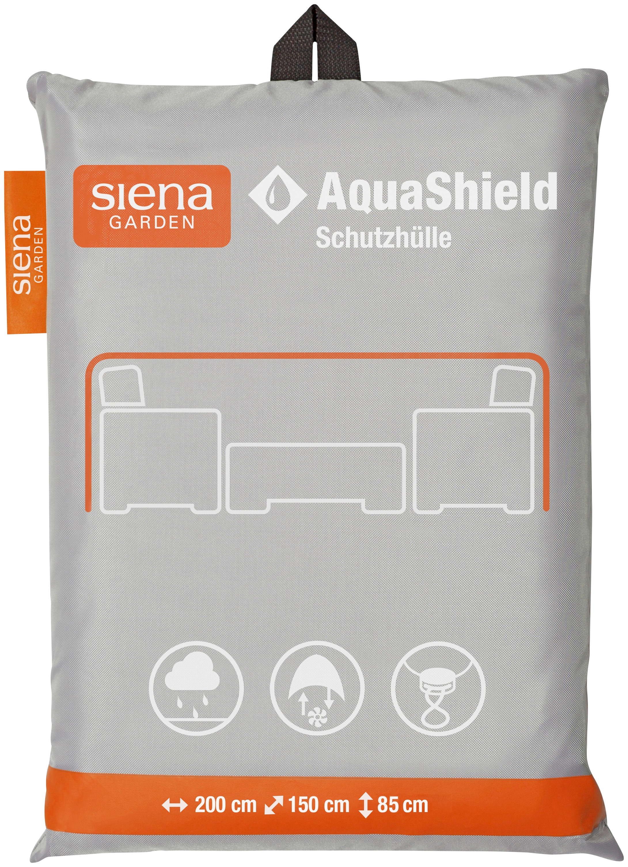 Siena Garden Gartenmöbel-Schutzhülle "AquaShield", Sitzgruppenhülle 200x150x85 cm