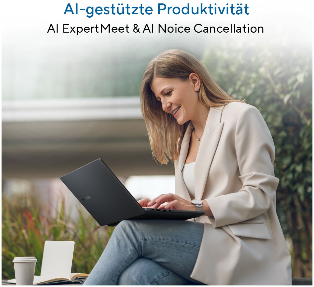 Asus Business-Notebook »ExpertBook B1 15,6" C7-240H 16 512 B1503CVA-S76992X« 39,6 cm / 15,6 ″ Intel Core 7 Intel Graphics 512 GB SSD
