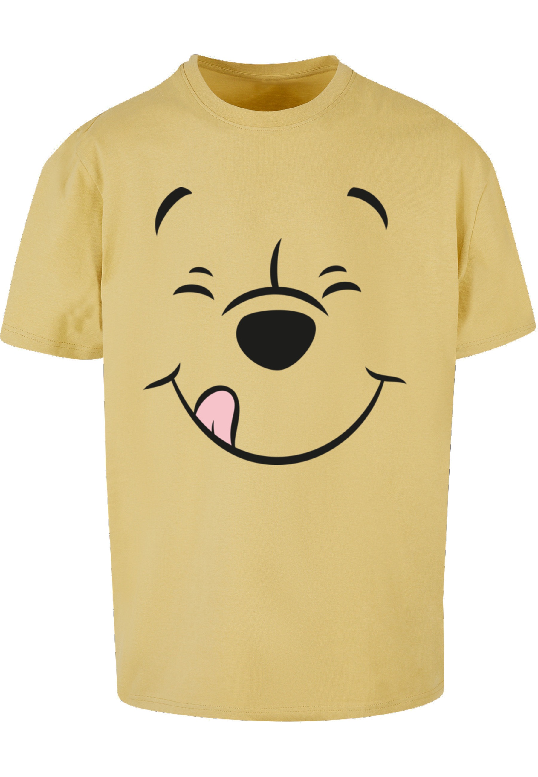MisterTee T-Shirt »MisterTee Herren Disney 100 Winnie Pooh Face Tee« 1 Stk.