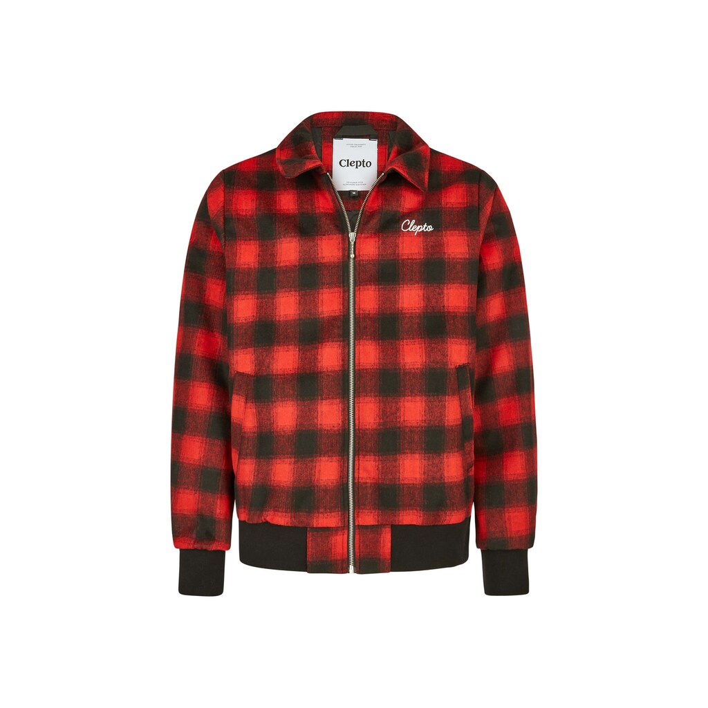 Cleptomanicx Bomberjacke »Checker«