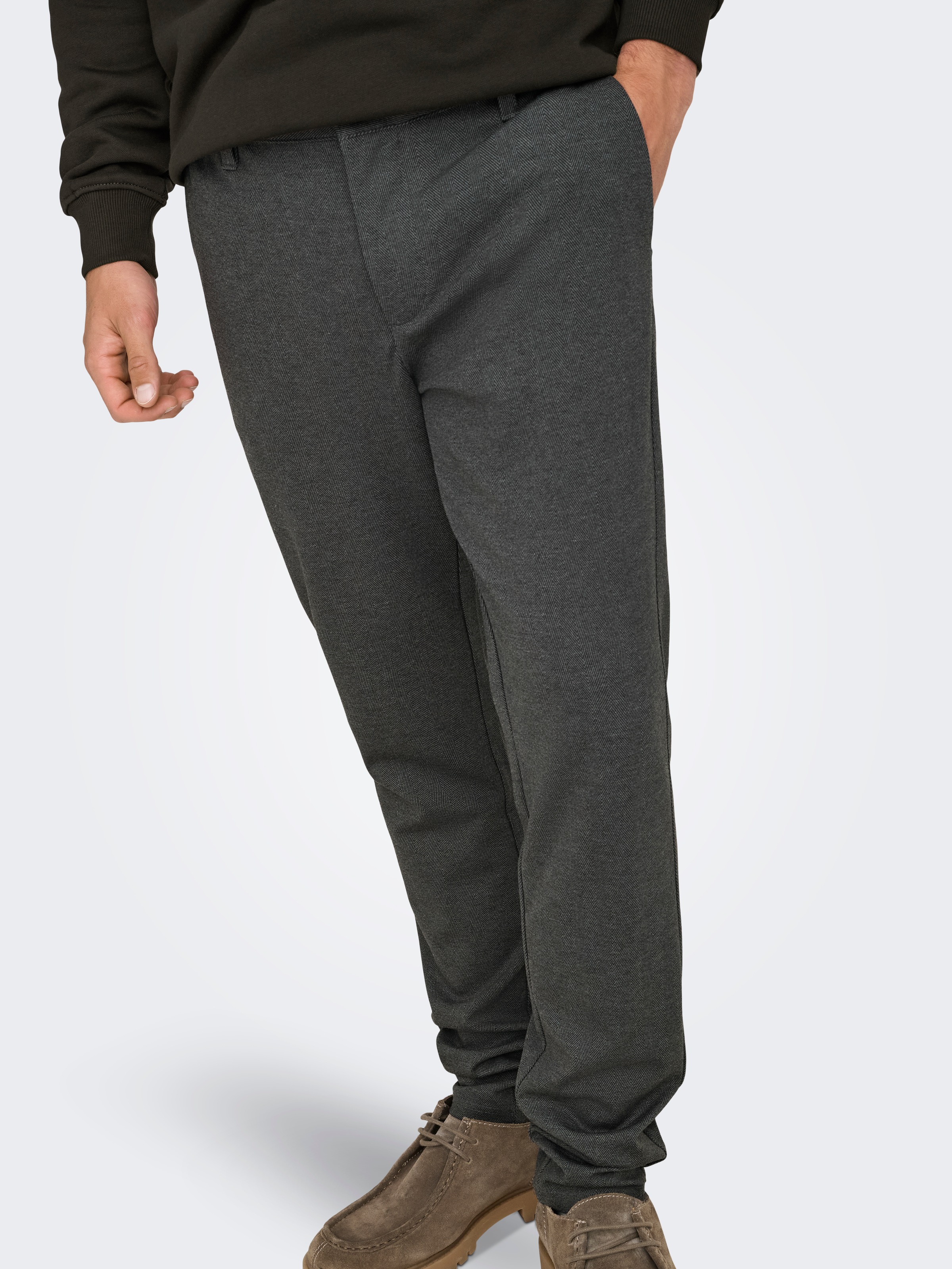 ONLY & SONS Chinohose »ONSMARK SLIM HERRINGBONE 2911 PANT NOOS«