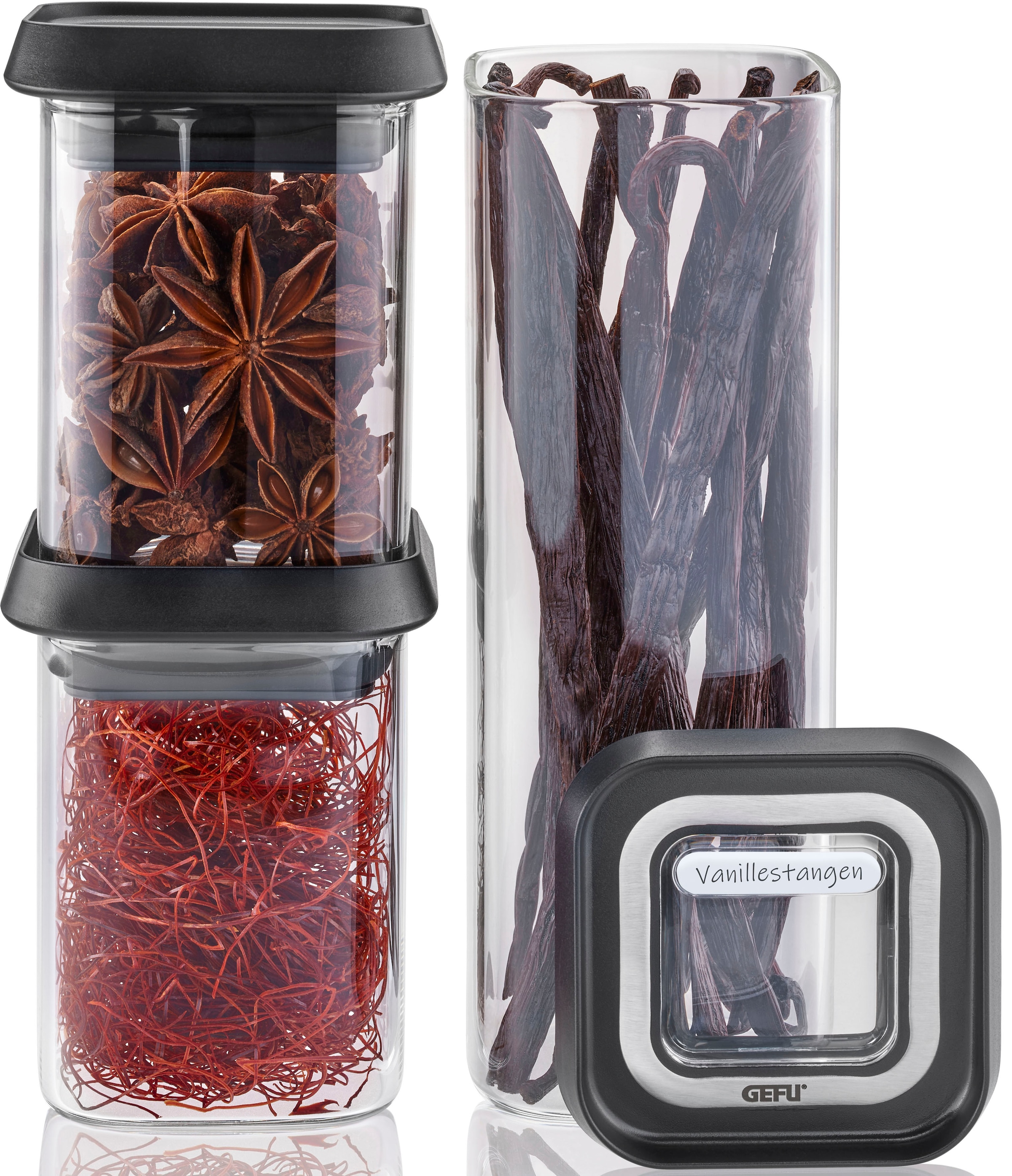 GEFU Vorratsdose "PANTRY mini" Set, 3 Stk. tlg. ideal für Gewürze, Kräuter günstig online kaufen