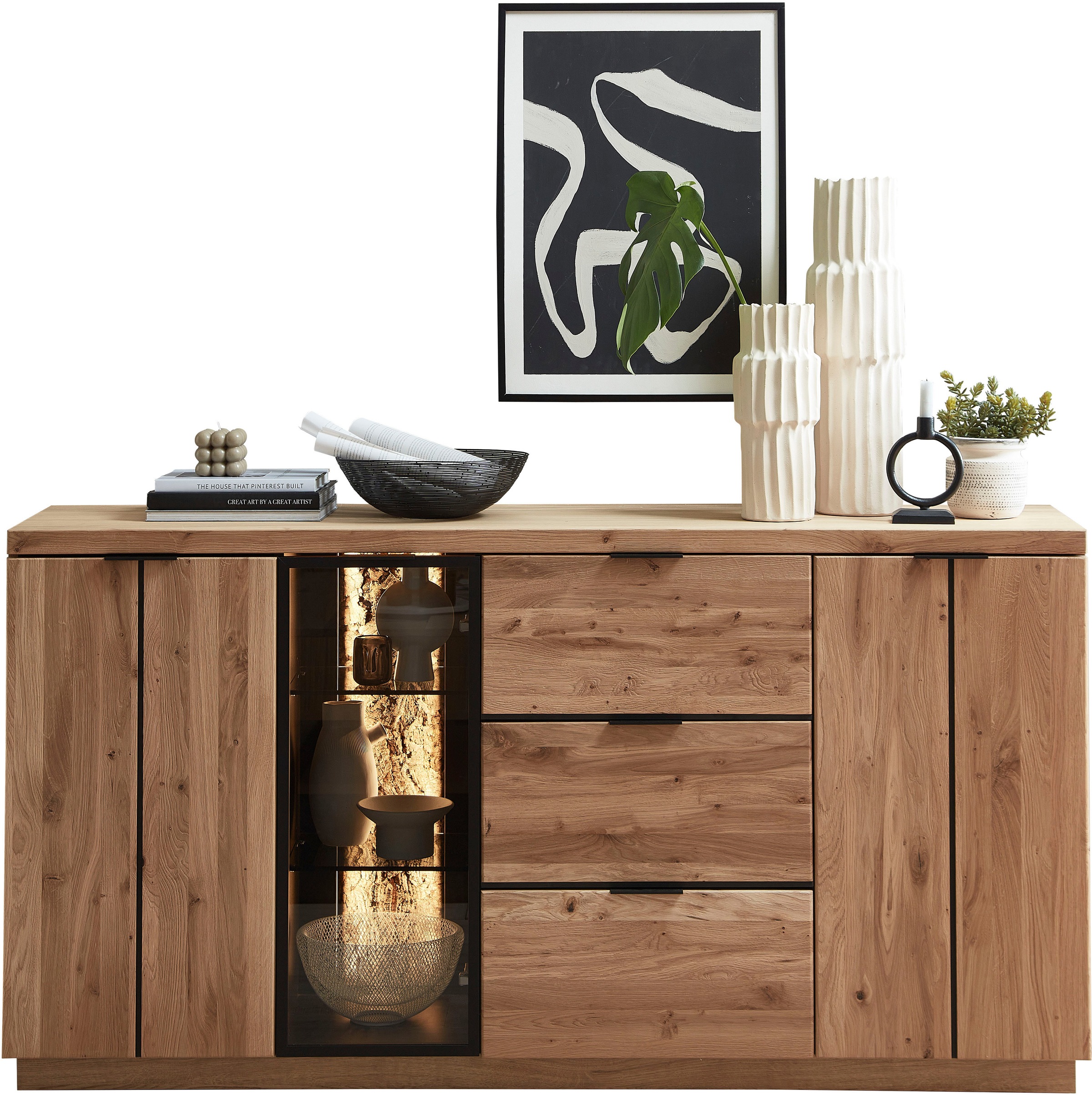 Innostyle Sideboard "Donna Sideborad, 180x93x48 (BxHxT)" 1 Stk. tlg. Beleuc günstig online kaufen