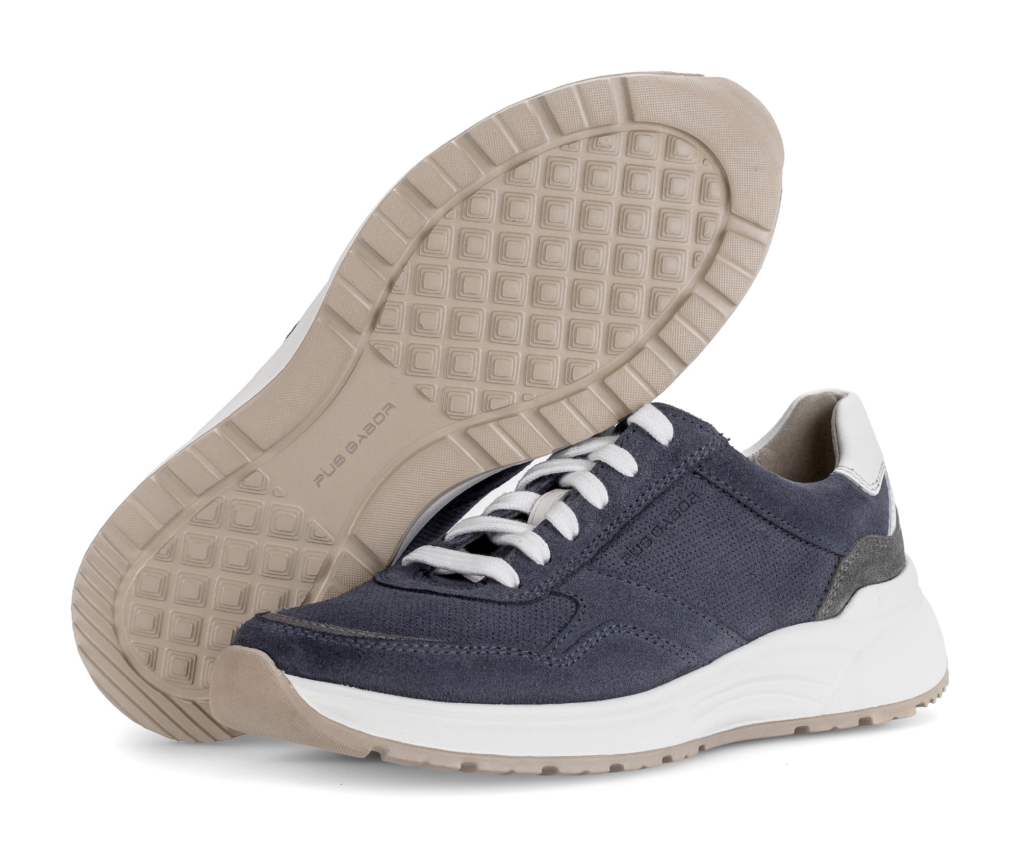 Pius Gabor Sneaker  , Freizeitschuh, Halbschuh, Schnürschuh mit Kontrastbesätzen, G-Weite
