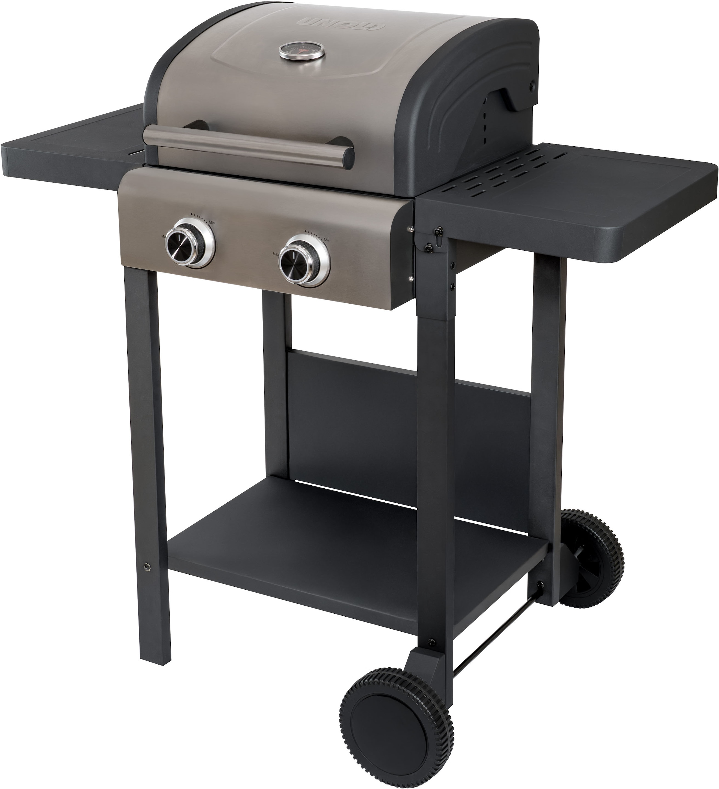Unold "Barbecue Grillwagen Buddy" Grilltemperaturen von über 300 C, Inkl. wasserabweisender Schutzhülle