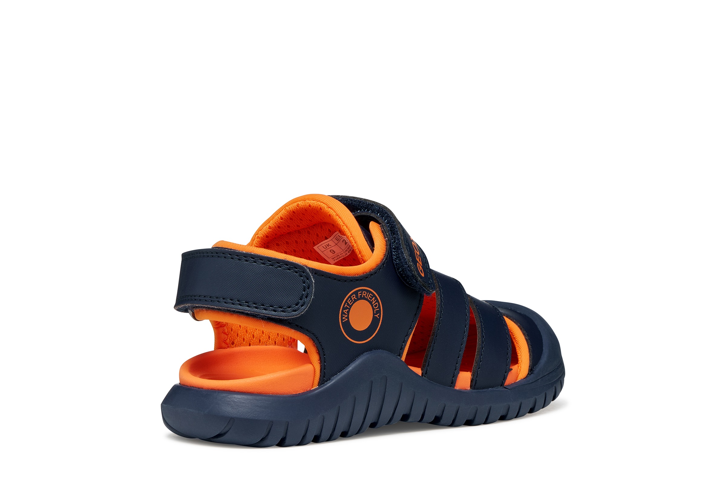 Geox Sandale »J S. FUSBETTO PRO BO«  Kinderschuh mit Zehenschutz, Größenschablone zum Download