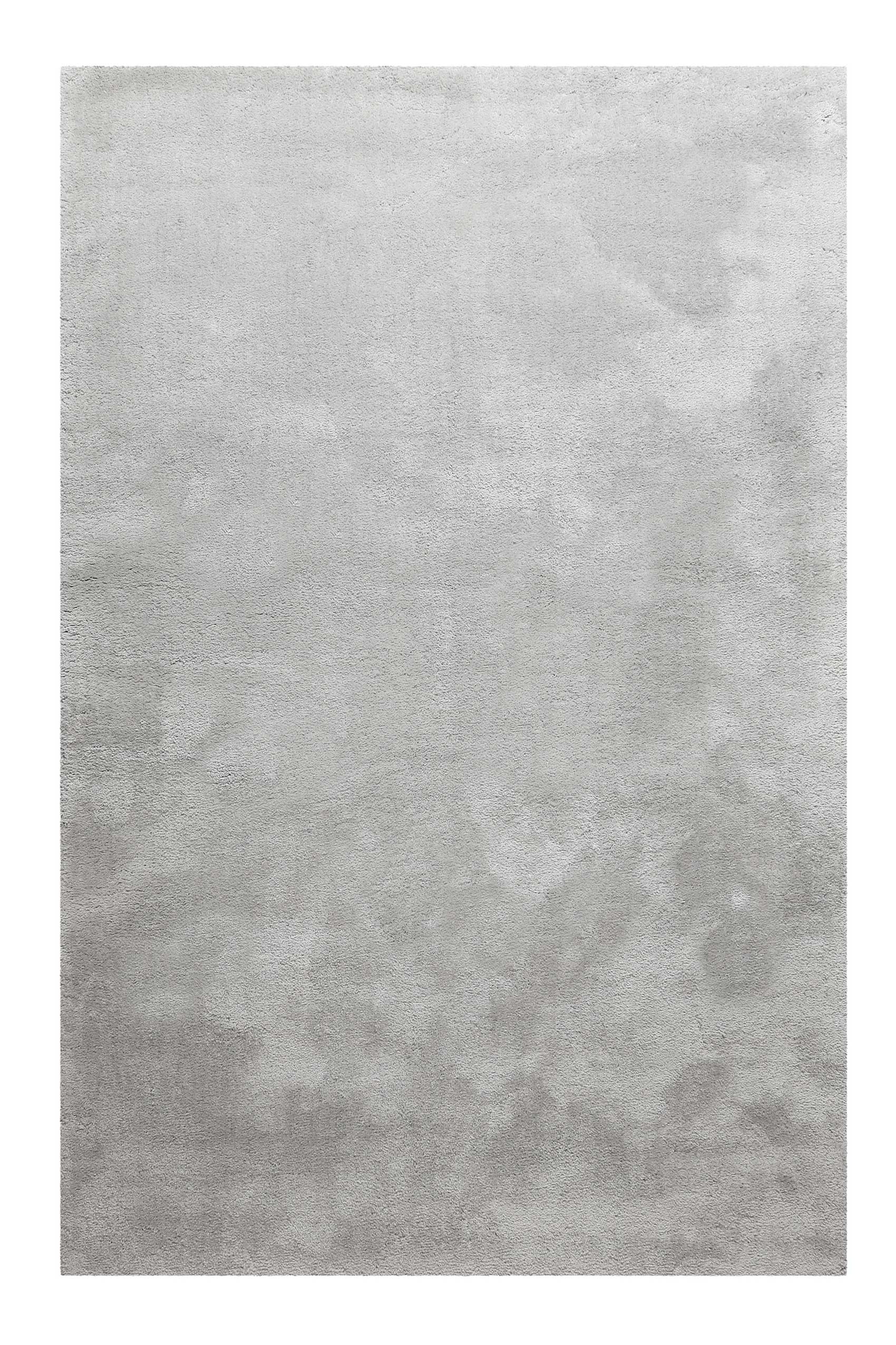 Teppich HOMIE LIVING "Pisa", grau (hellgrau), B:70cm H:25mm L:140cm, Polyester, Teppiche, Teppich, Hochflor, Microfaser, uni, weich, Shaggy, Wohnzimmer, Schlafzimmer