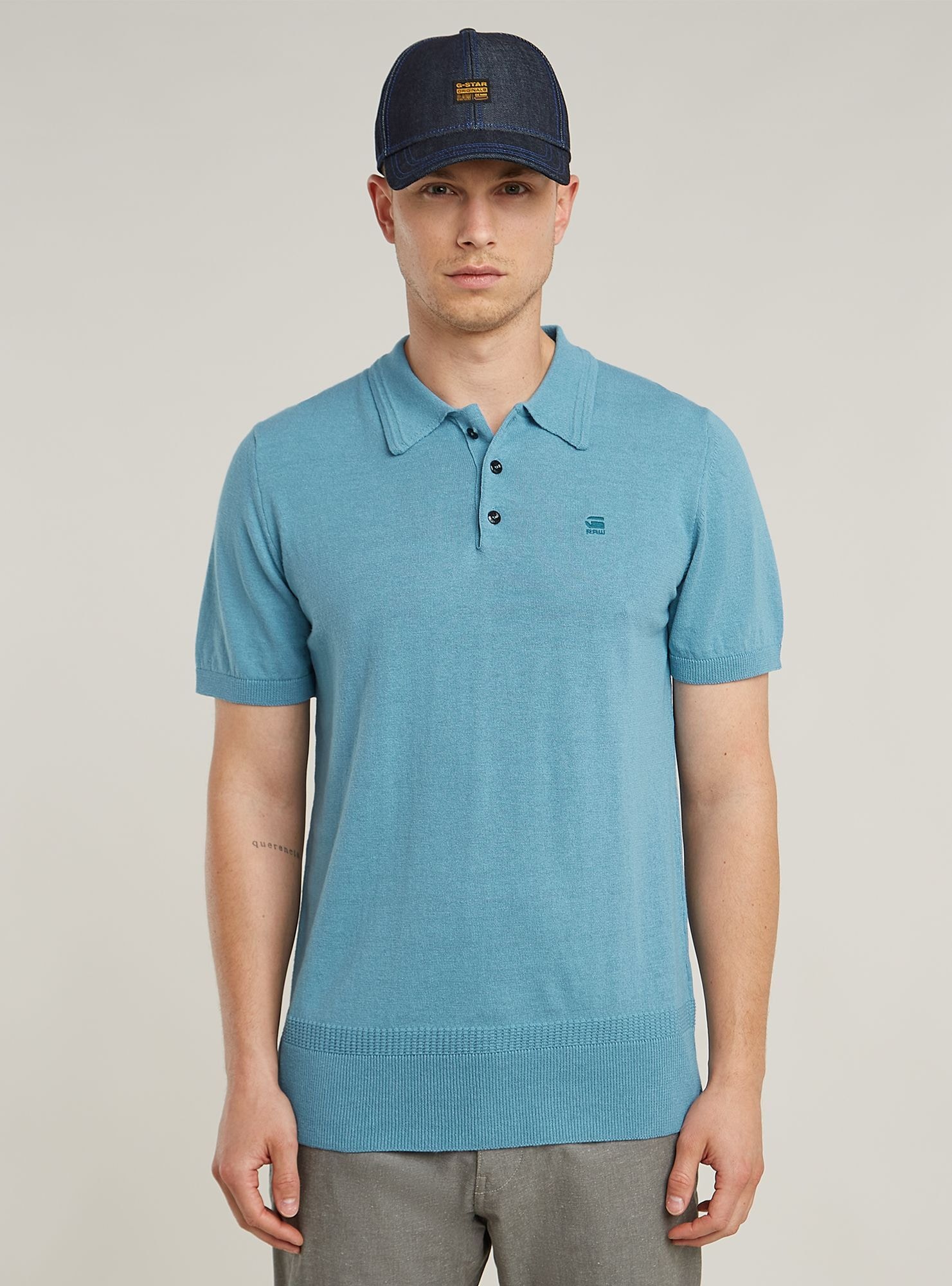 G-STAR Poloshirt "Knitted Poloshirt" günstig online kaufen