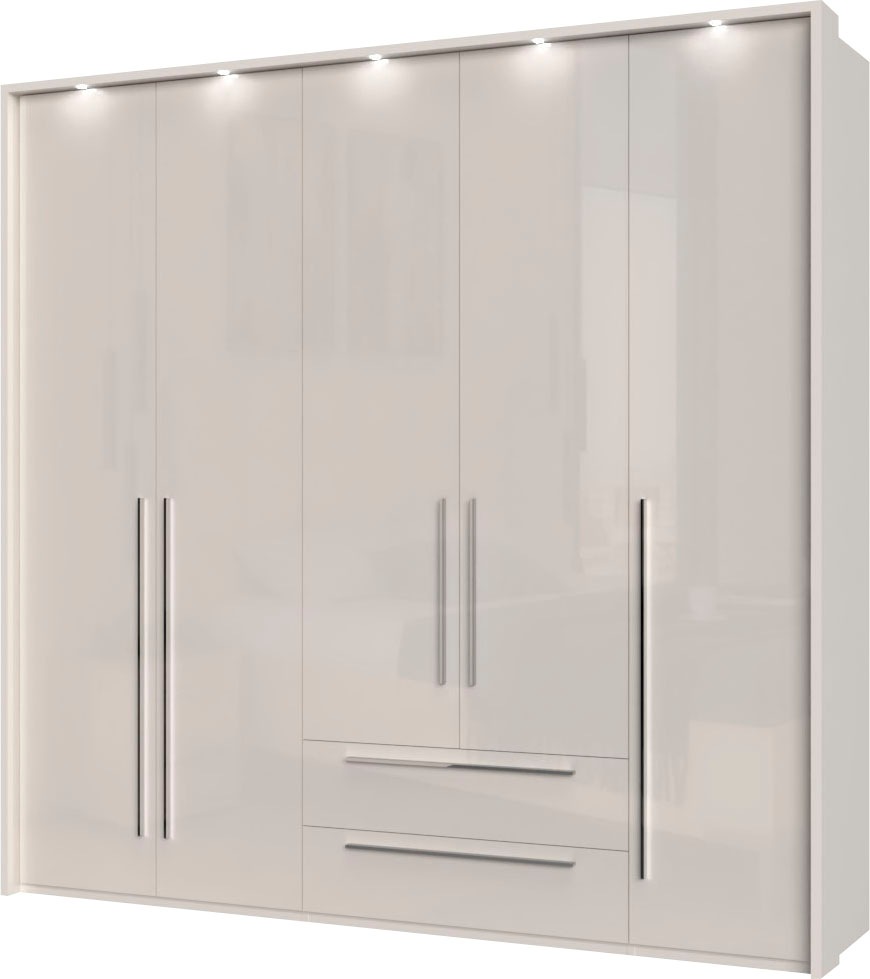 Places of Style Drehtürenschrank "Piano", weiß, verschiedene Breiten mit 2 günstig online kaufen