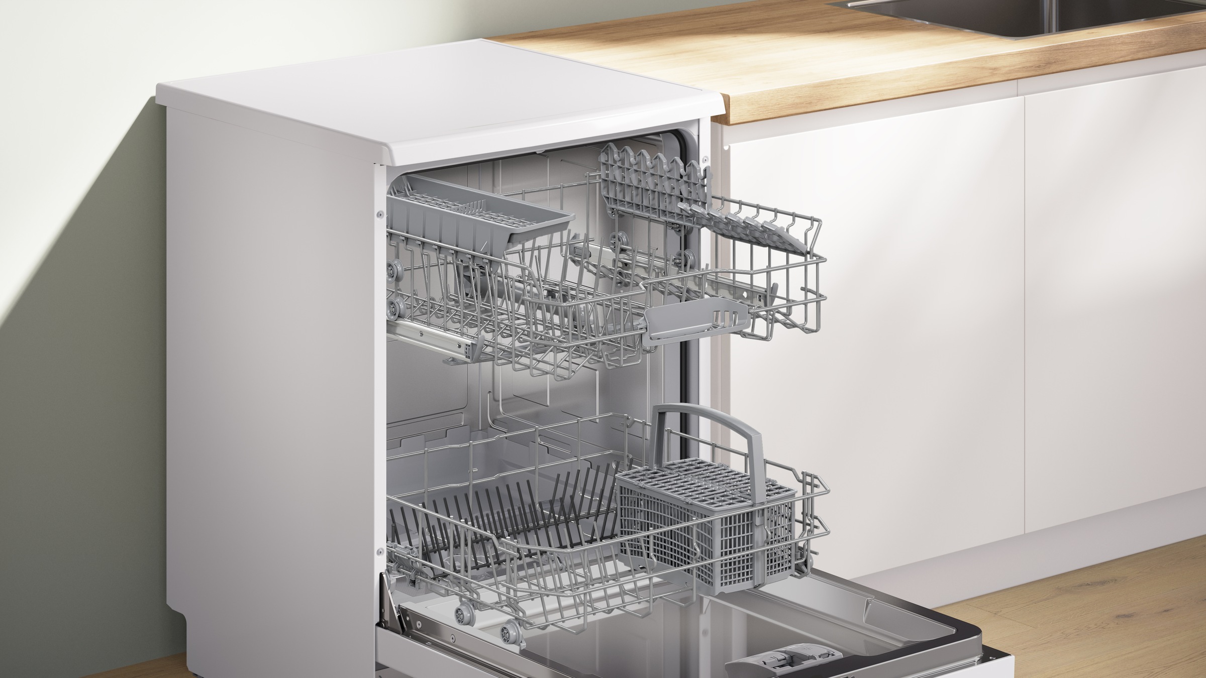 BOSCH Standgeschirrspüler Serie 2 "SMS2ITW09E" 13 Maßgedecke günstig online kaufen