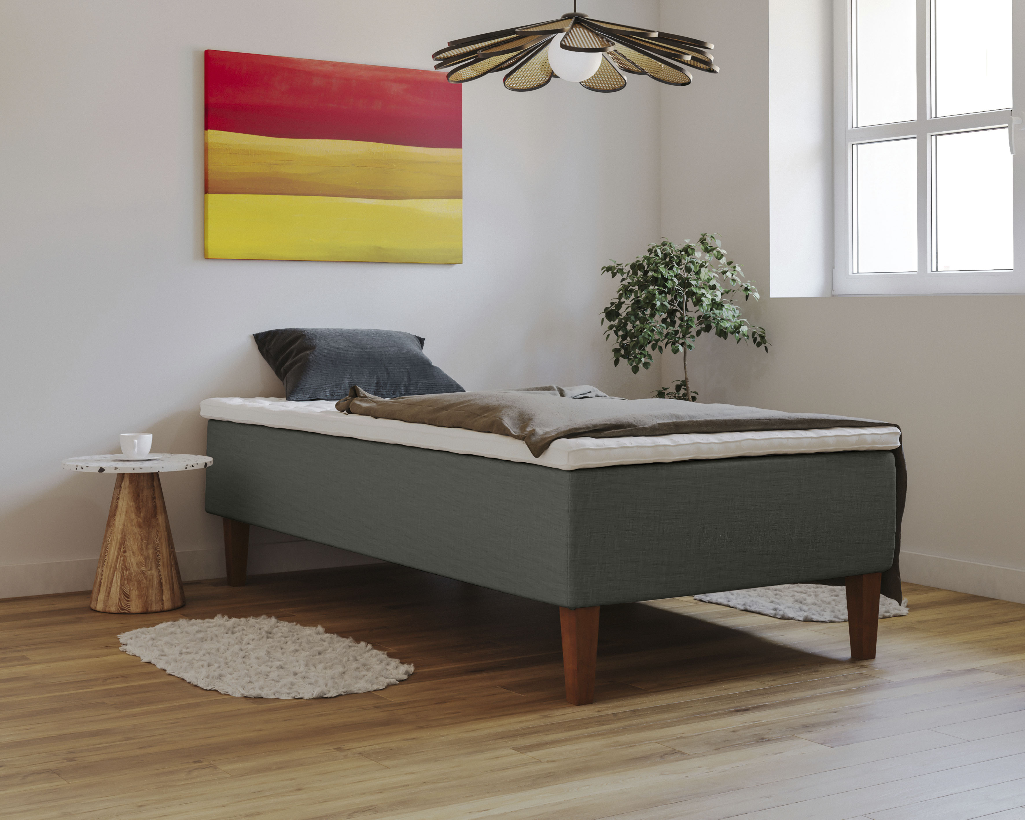 Home affaire Boxspringbett "Osterberg" mit Taschen-Federkernunterbox