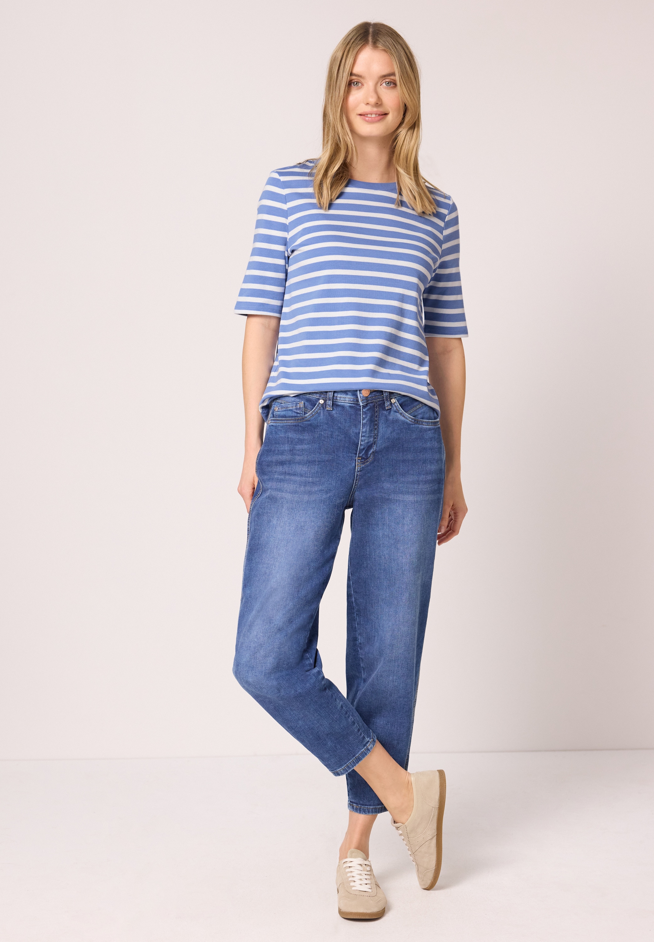 STREET ONE T-Shirt aus reiner Baumwolle