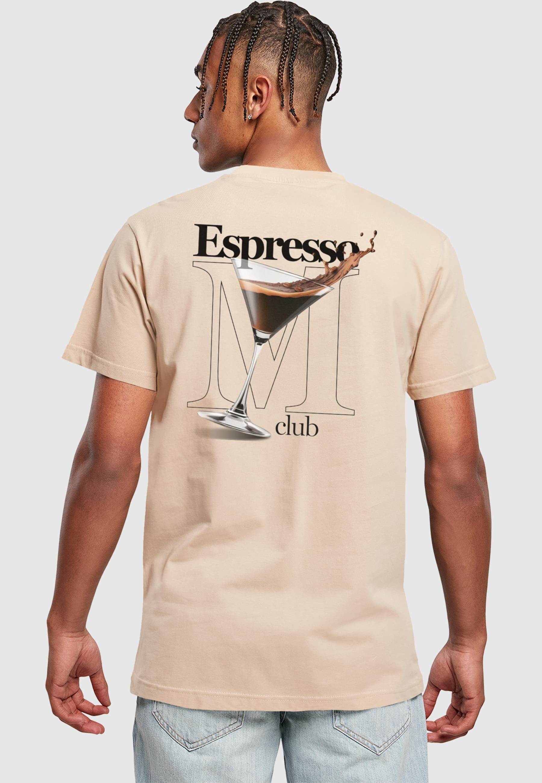 MisterTee T-Shirt »MisterTee Herren Espresso M Club Tee«, (1 tlg.)