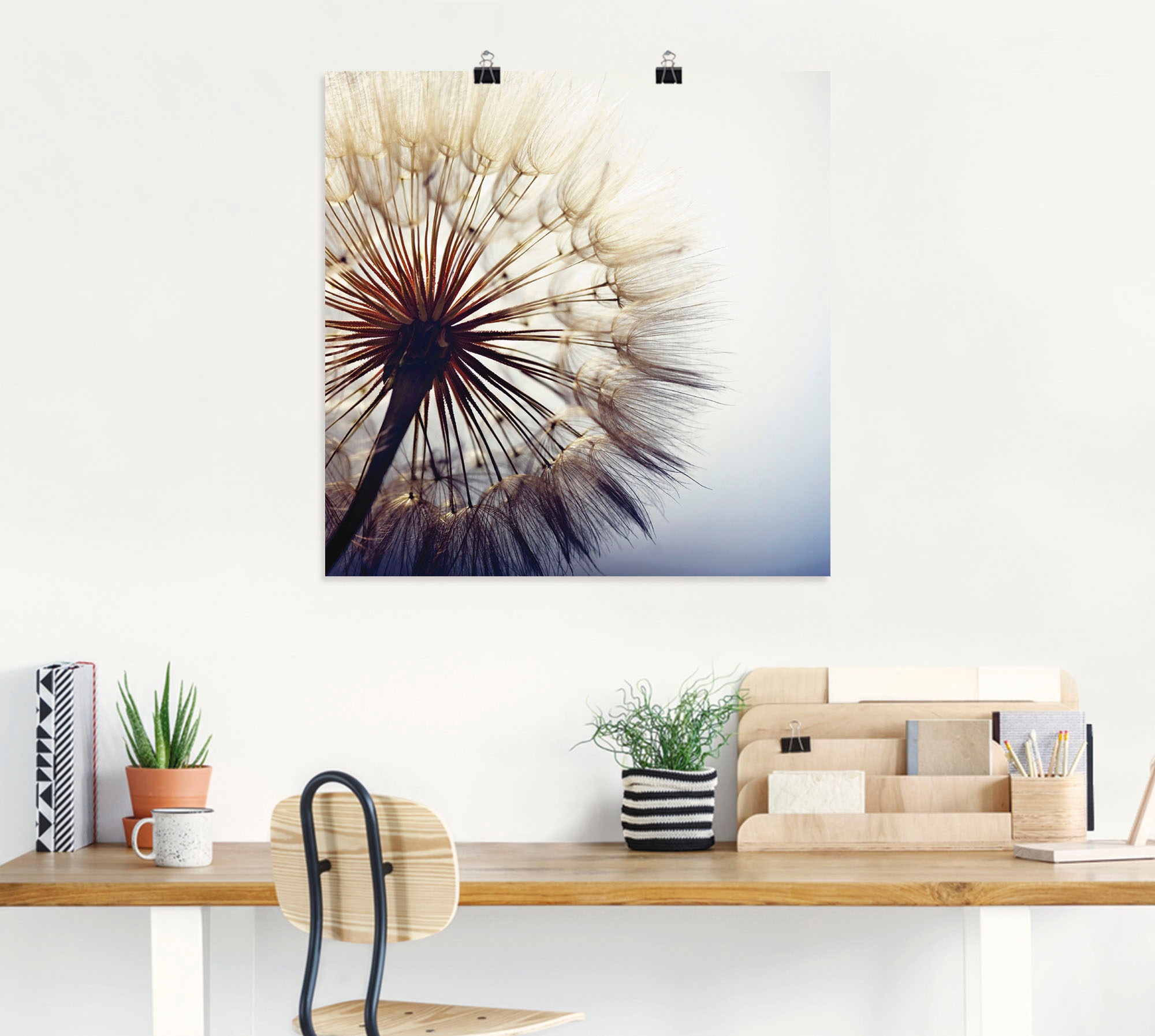 Artland Wandbild "Große Pusteblume" Blumen 1 Stk. tlg. als Alubild, Outdoor günstig online kaufen
