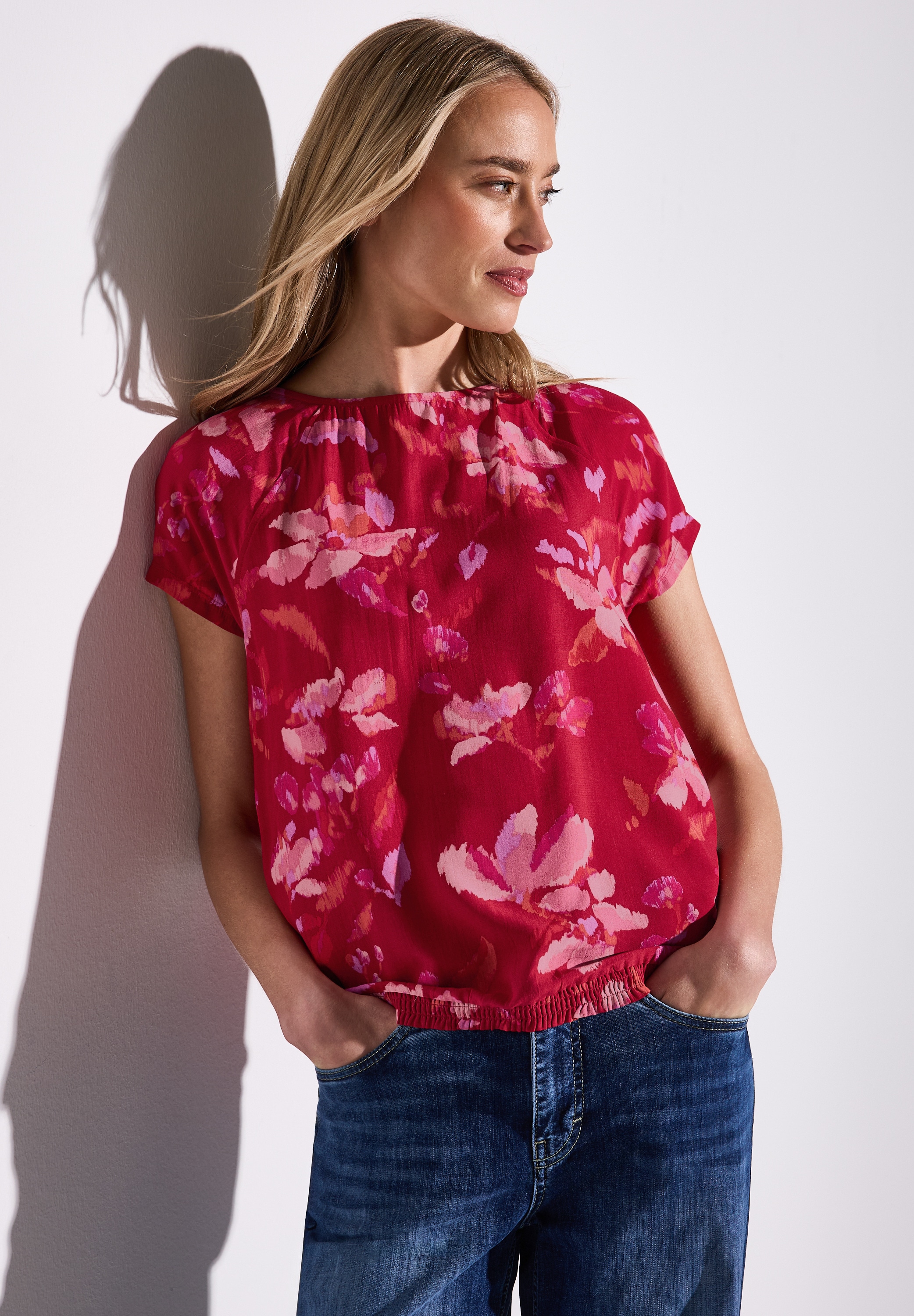 STREET ONE Print-Shirt, mit floralem Muster günstig online kaufen