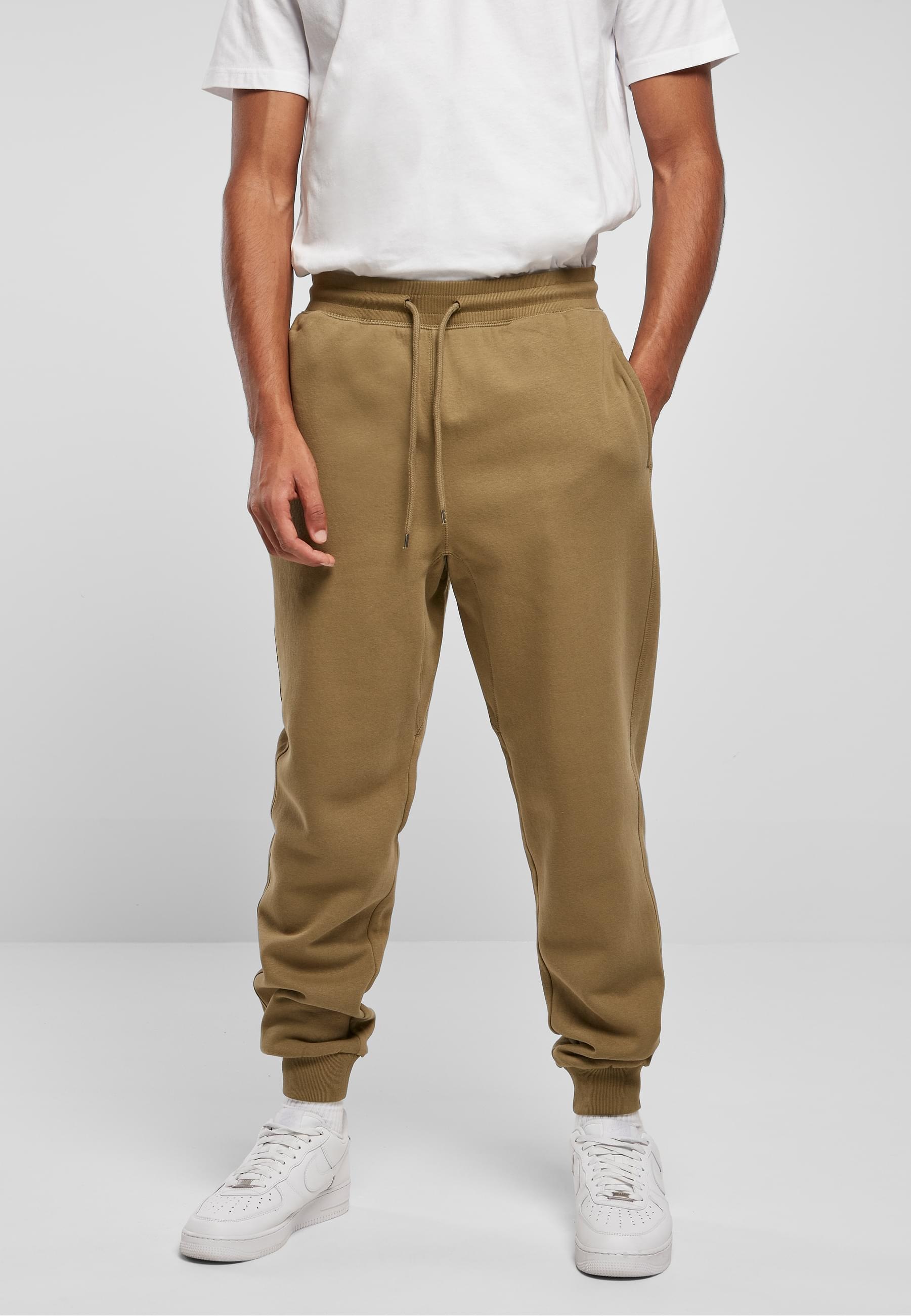 URBAN CLASSICS Stoffhose »Urban Classics Herren Basic Sweatpants«, (1 tlg.)