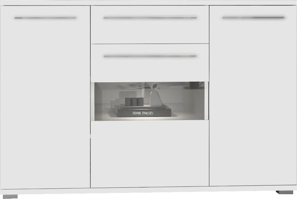 Places of Style Kommode "Piano", (H/B/T): 97,4/150/45,2cm), UV lackiert, So günstig online kaufen