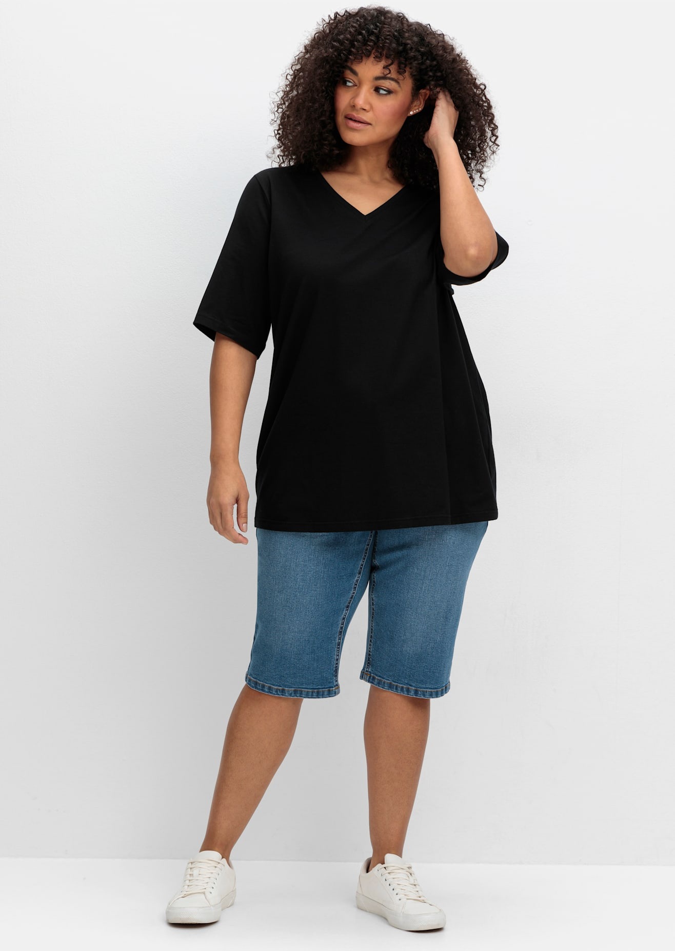 Sheego T-Shirt "T-Shirt", (1 tlg.) günstig online kaufen