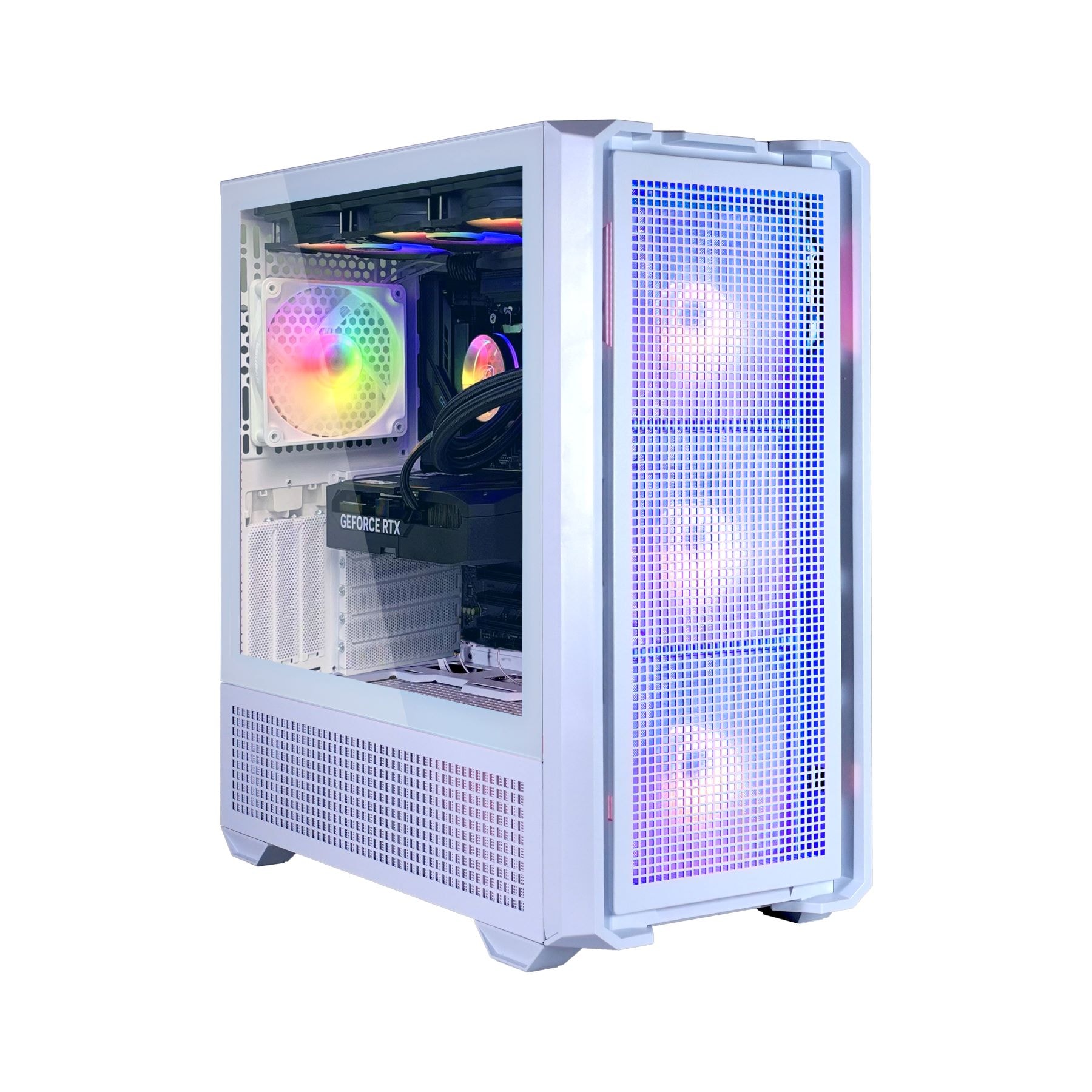 COUGAR Gaming-PC "MX600 WT 7929 AMD Ryzen 7 9700X 32GB DDR5 1TB SSD RTX 5070", weiß, Microsoft Windows 11 Home (64 Bit), 32 GB RAM 1.000 GB SSD, Deskt
