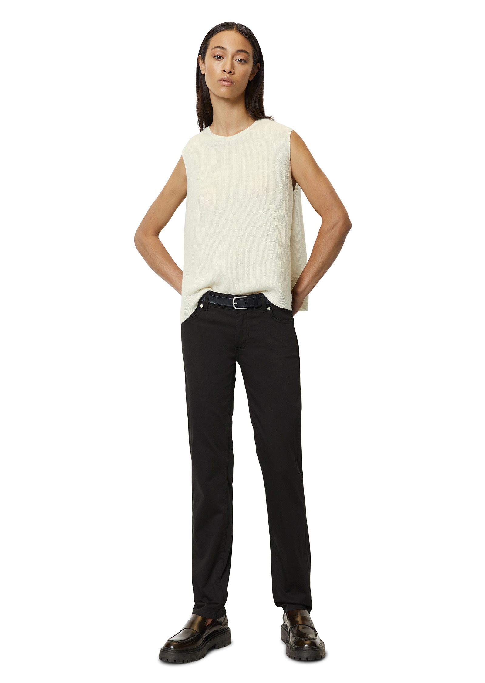 Marc O'Polo 5-Pocket-Hose »aus Smooth Sateen Stretch«
